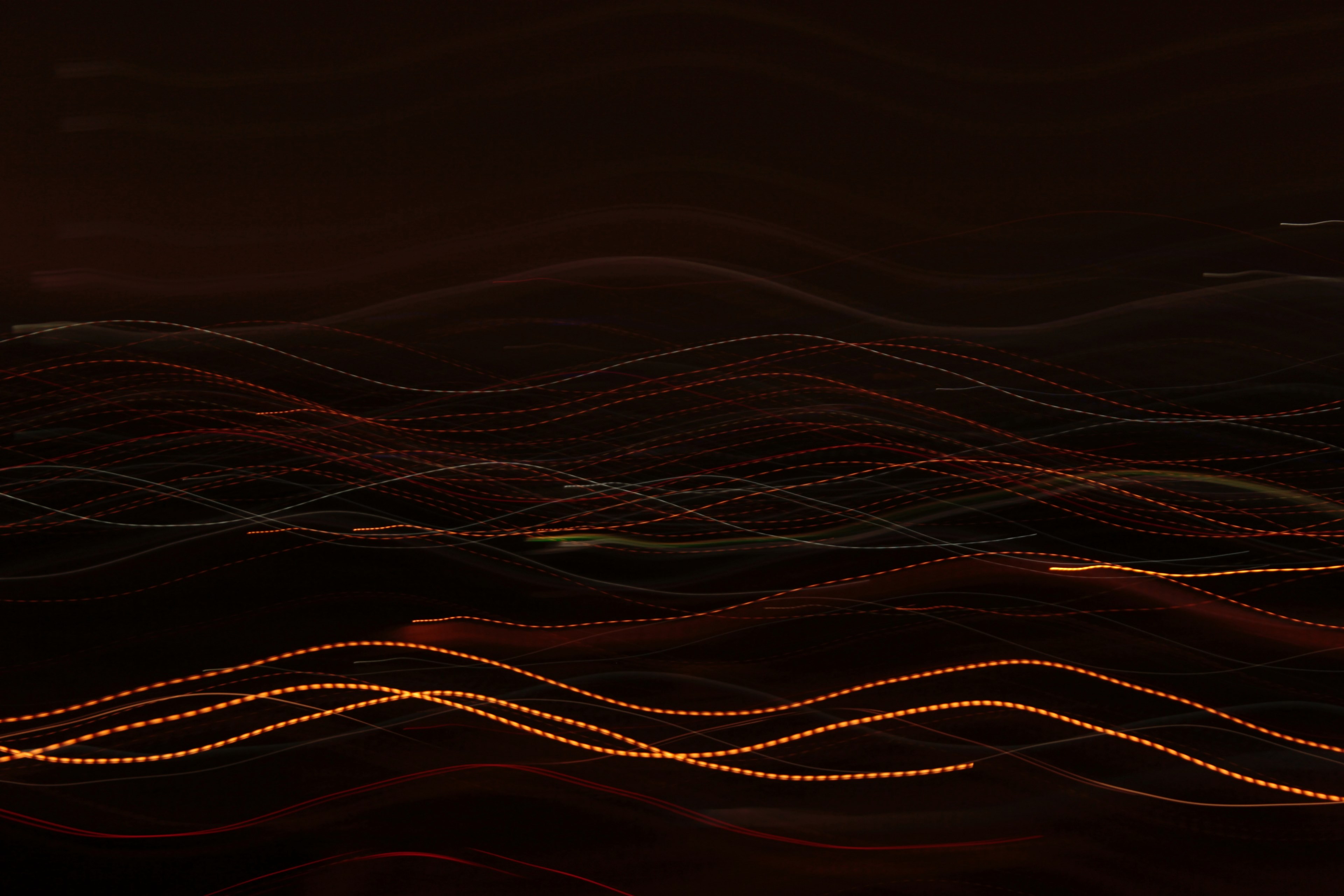 lines wave dark and wafe 4k, HD Wallpaper