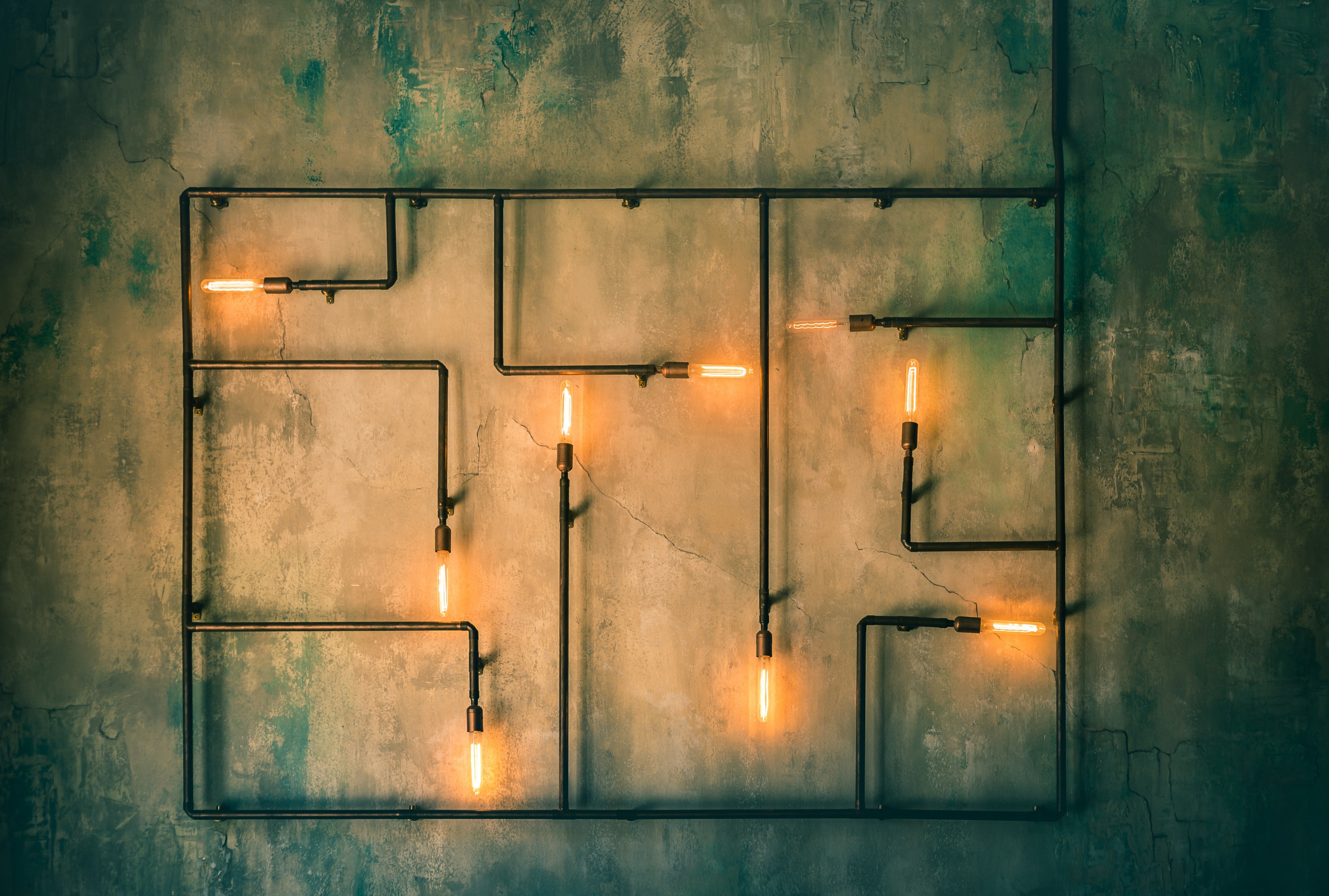 brass lighting wall mounted 4k, HD Wallpaper