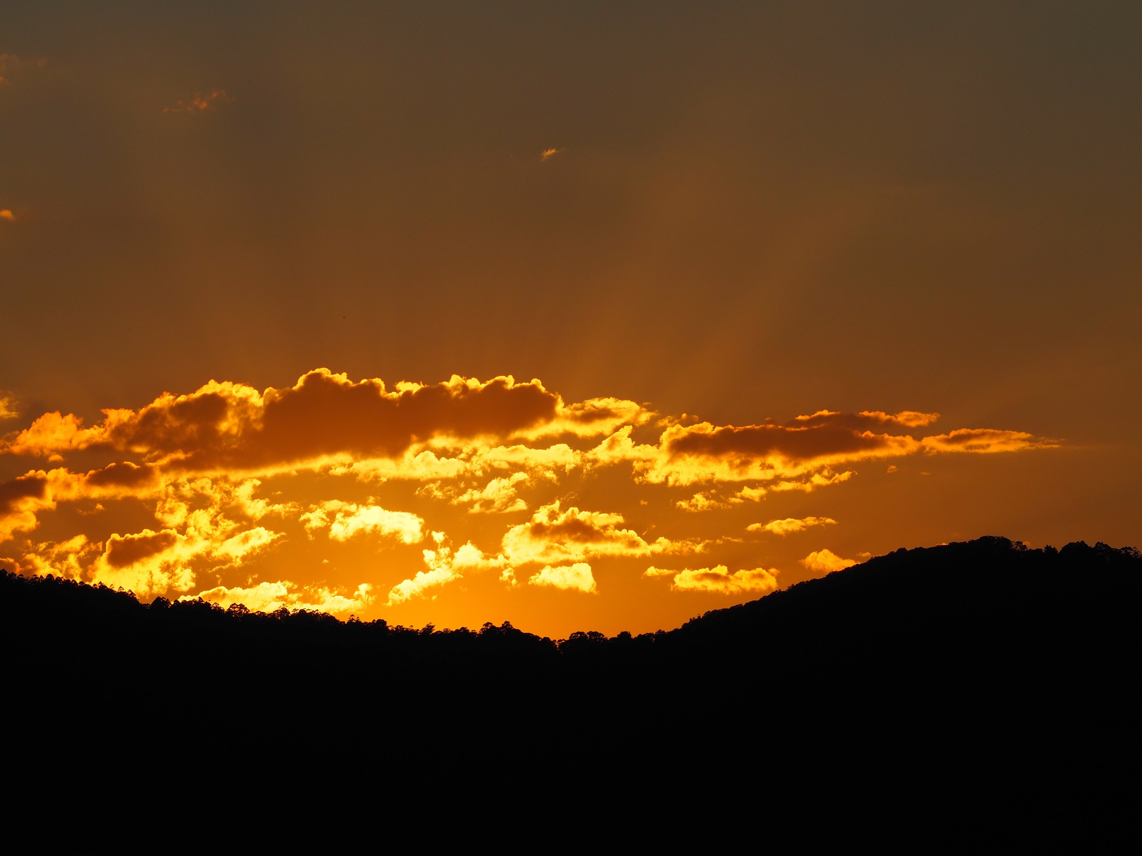 november sunrise heart 4k, HD Wallpaper