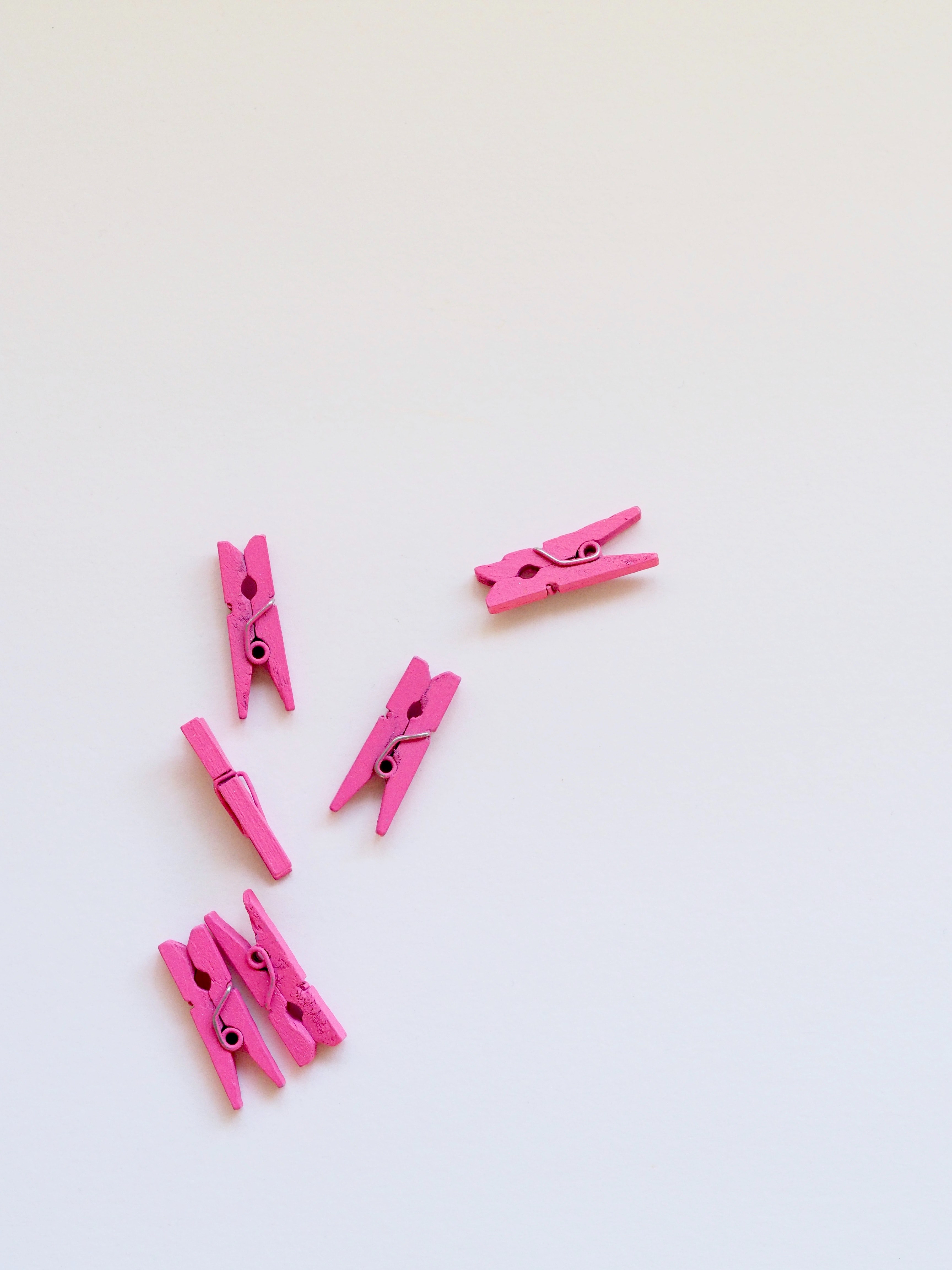 peg pink wooden and painted hd, 4k, Phone HD Wallpaper