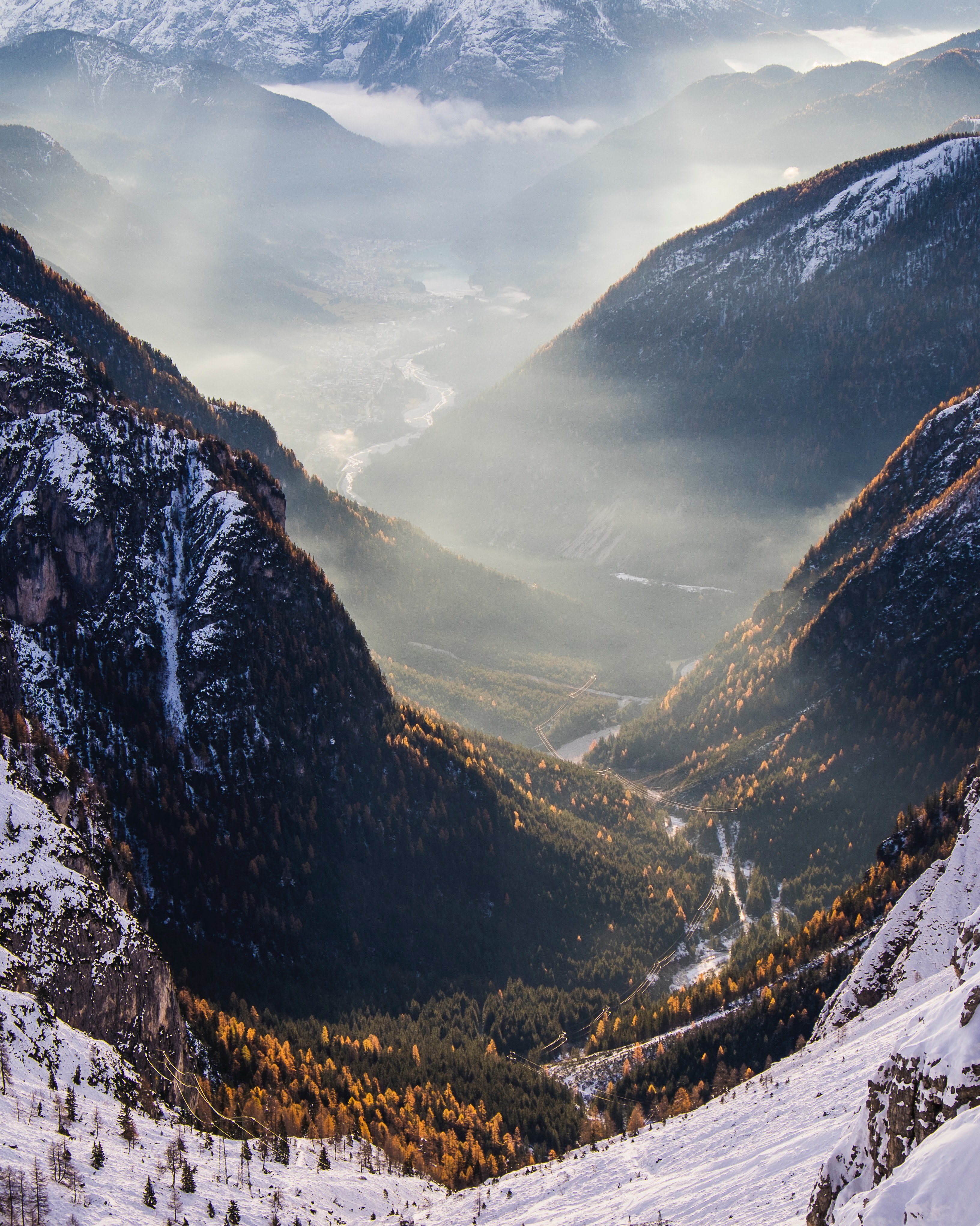 sunrise in the dolomites 4k, Phone HD Wallpaper