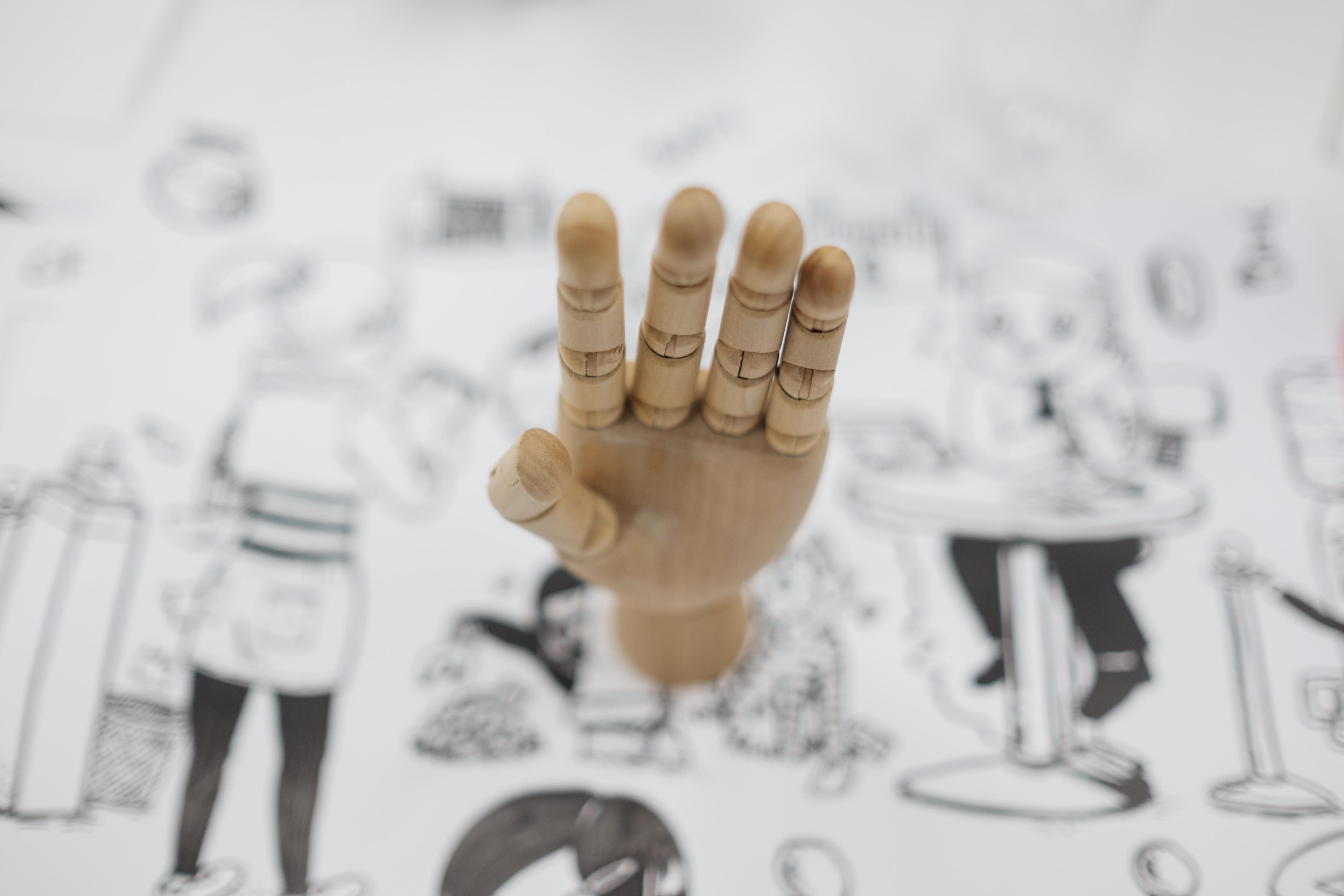 mannequin hand 4k, HD Wallpaper