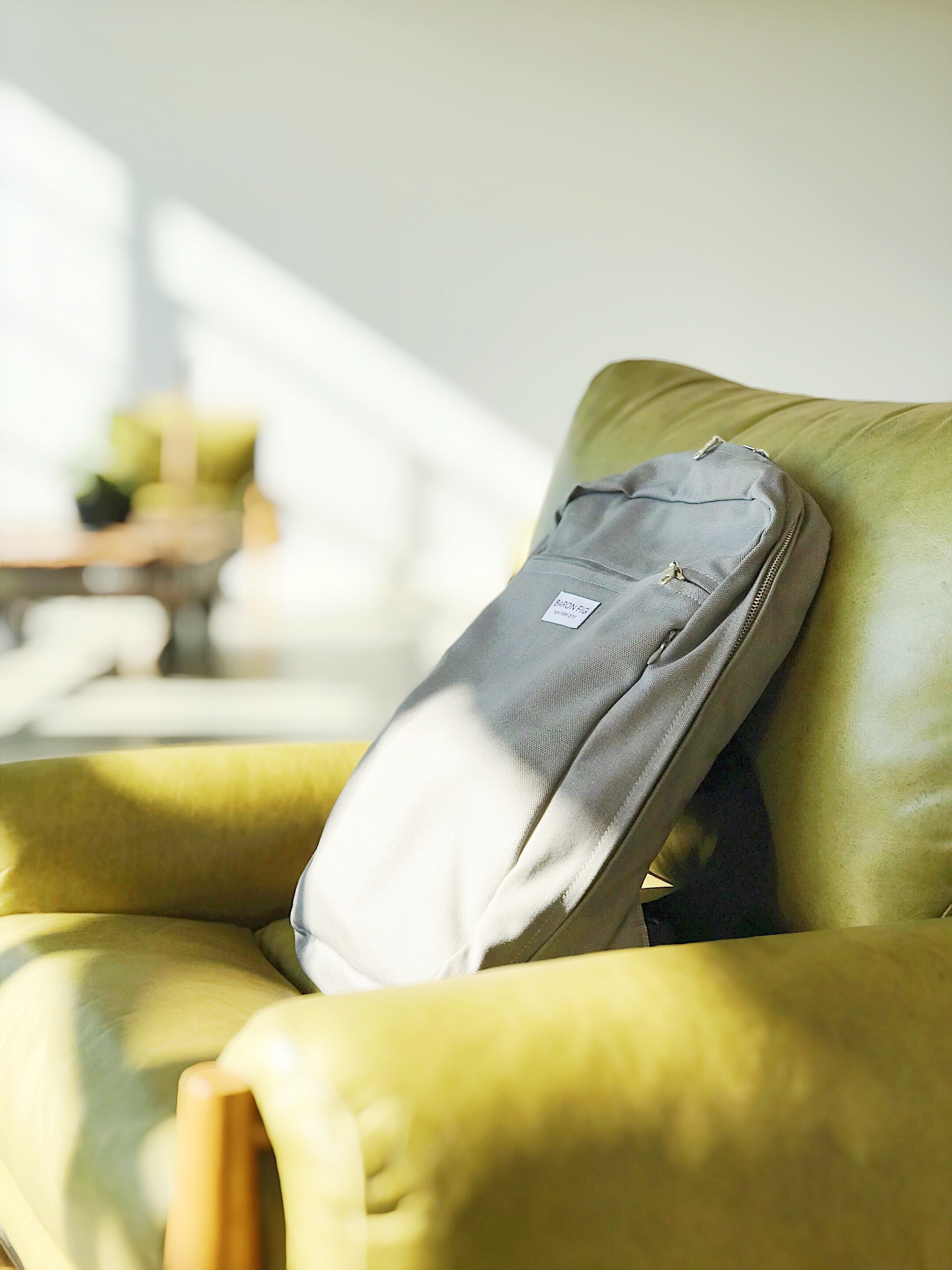 yellow sofa couch and leather hd, 4k, Phone HD Wallpaper