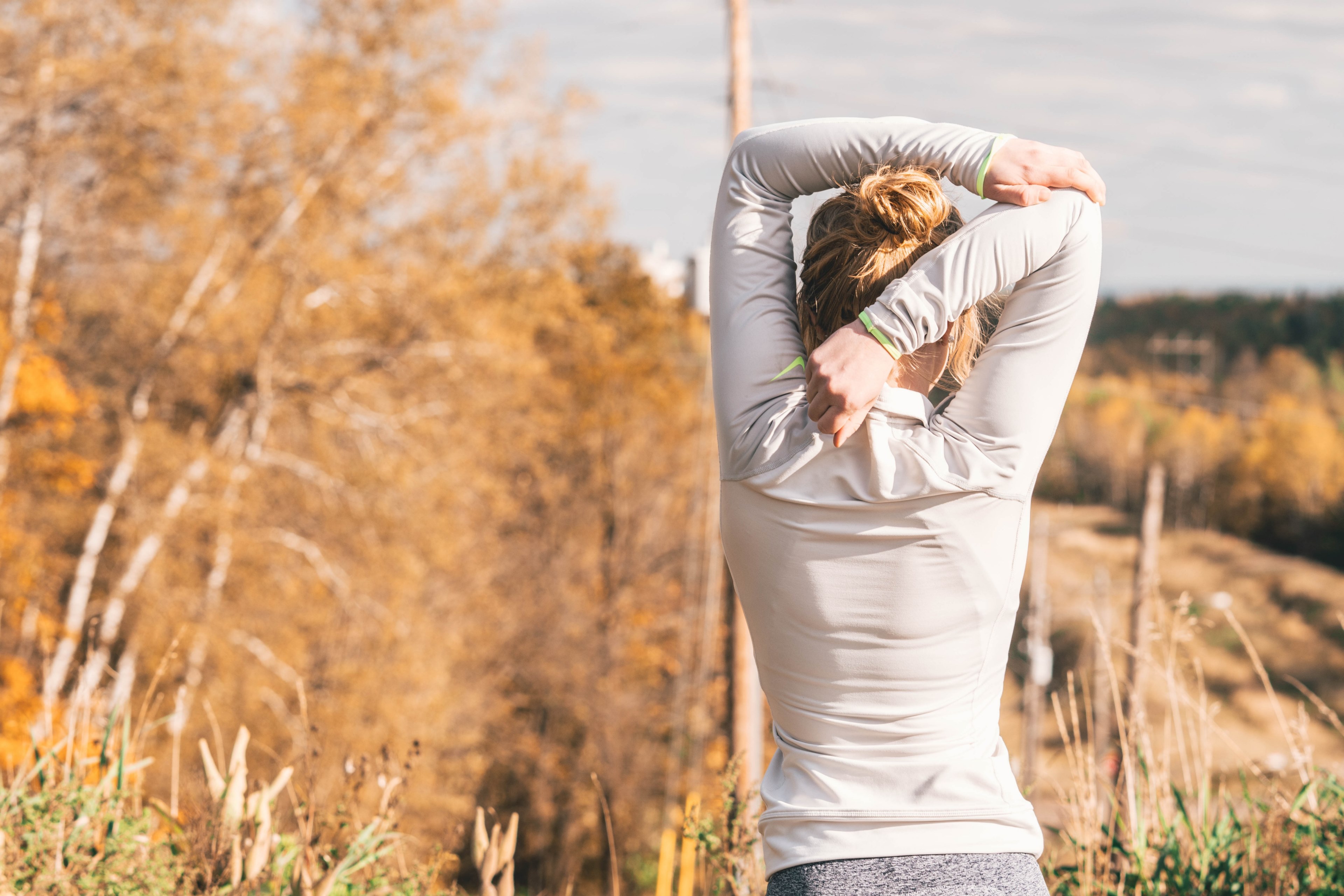 woman female exercise and arms 4k, HD Wallpaper