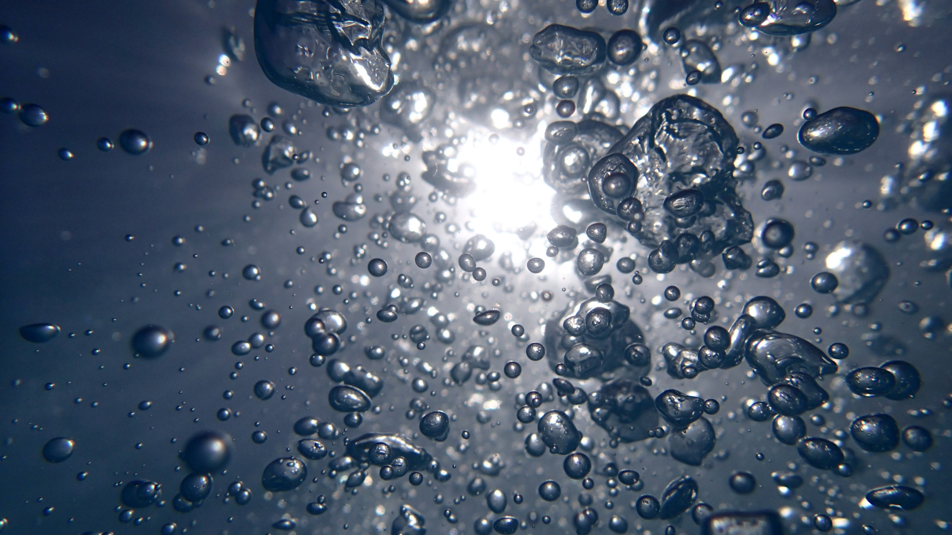 water bubbly water bubbles bubble liquid fresh 4k, HD Wallpaper