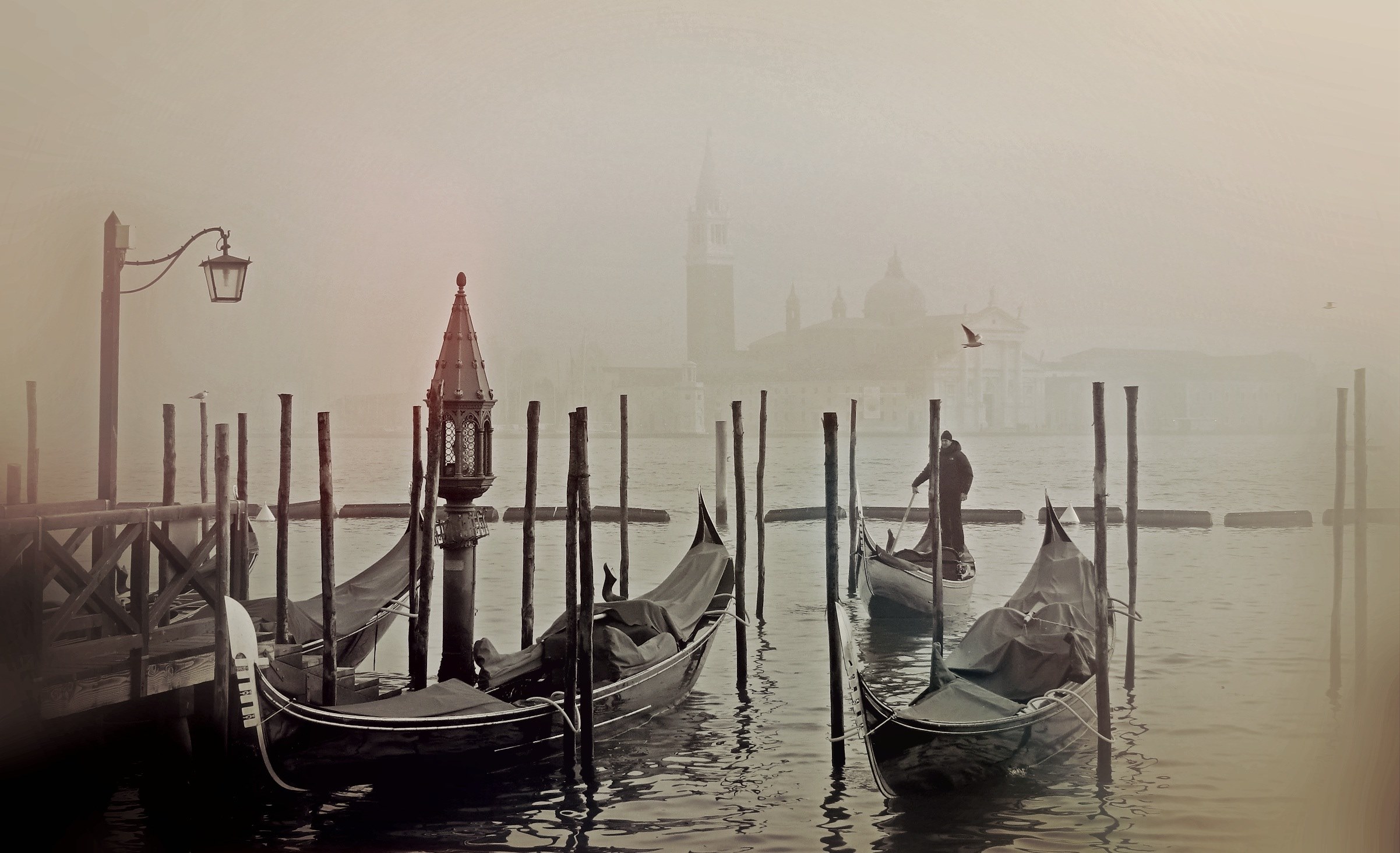 venice italy gondola lagoon romantic wassertrasse 4k, HD Wallpaper