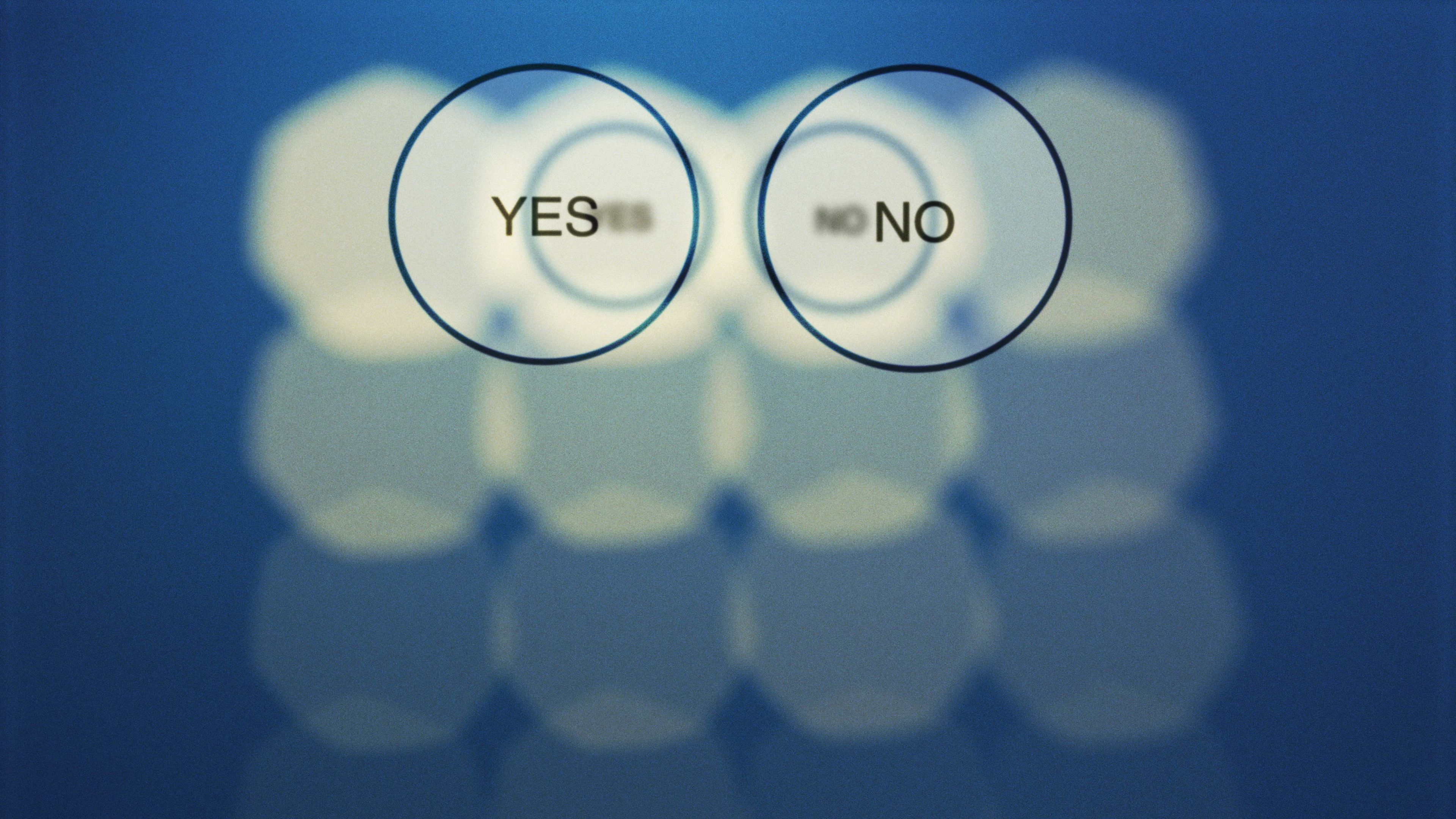 button, abstraction, blue background, 4k, HD Wallpaper