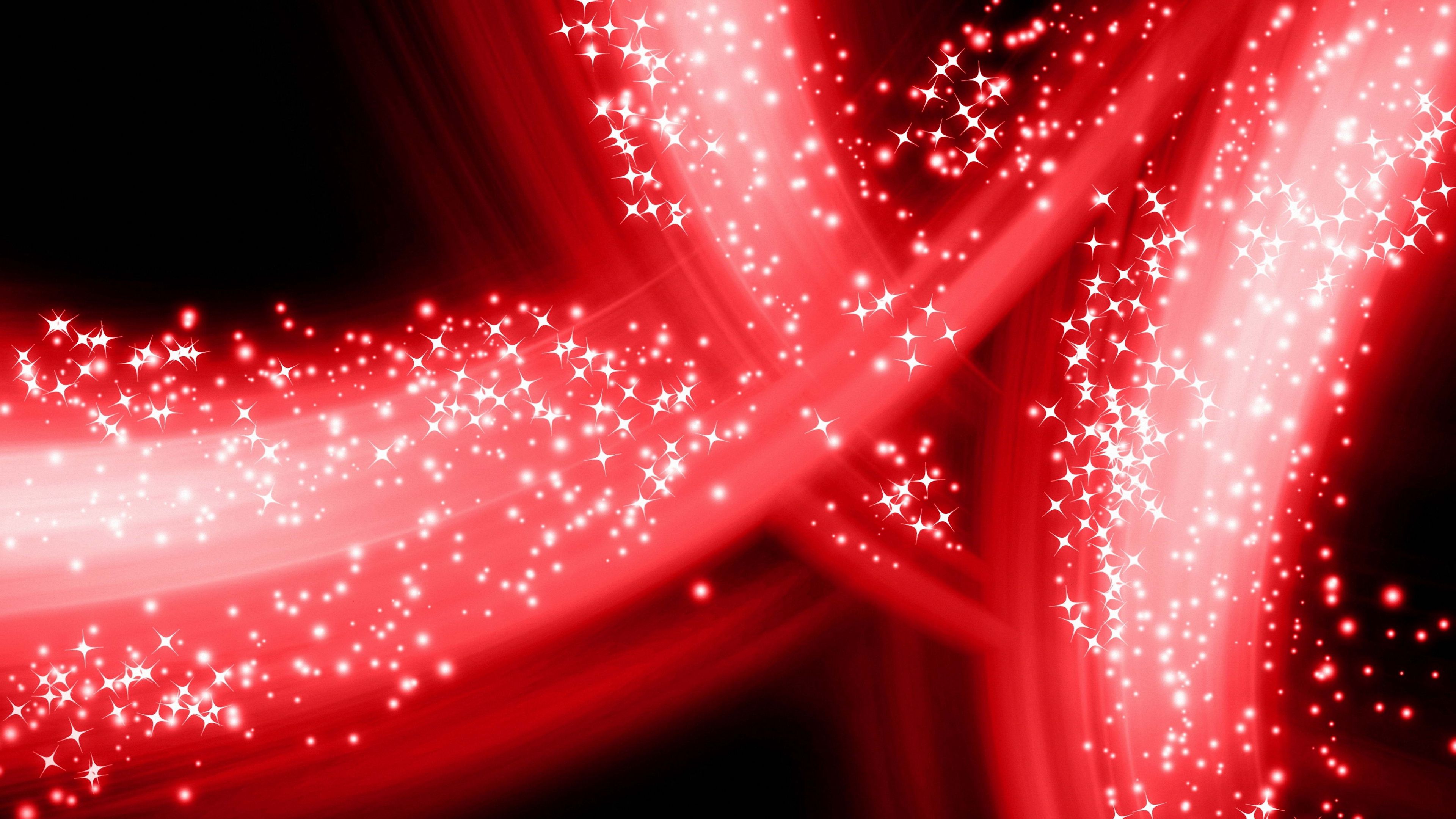 abstract, black background, curtains, lights, 4k, HD Wallpaper