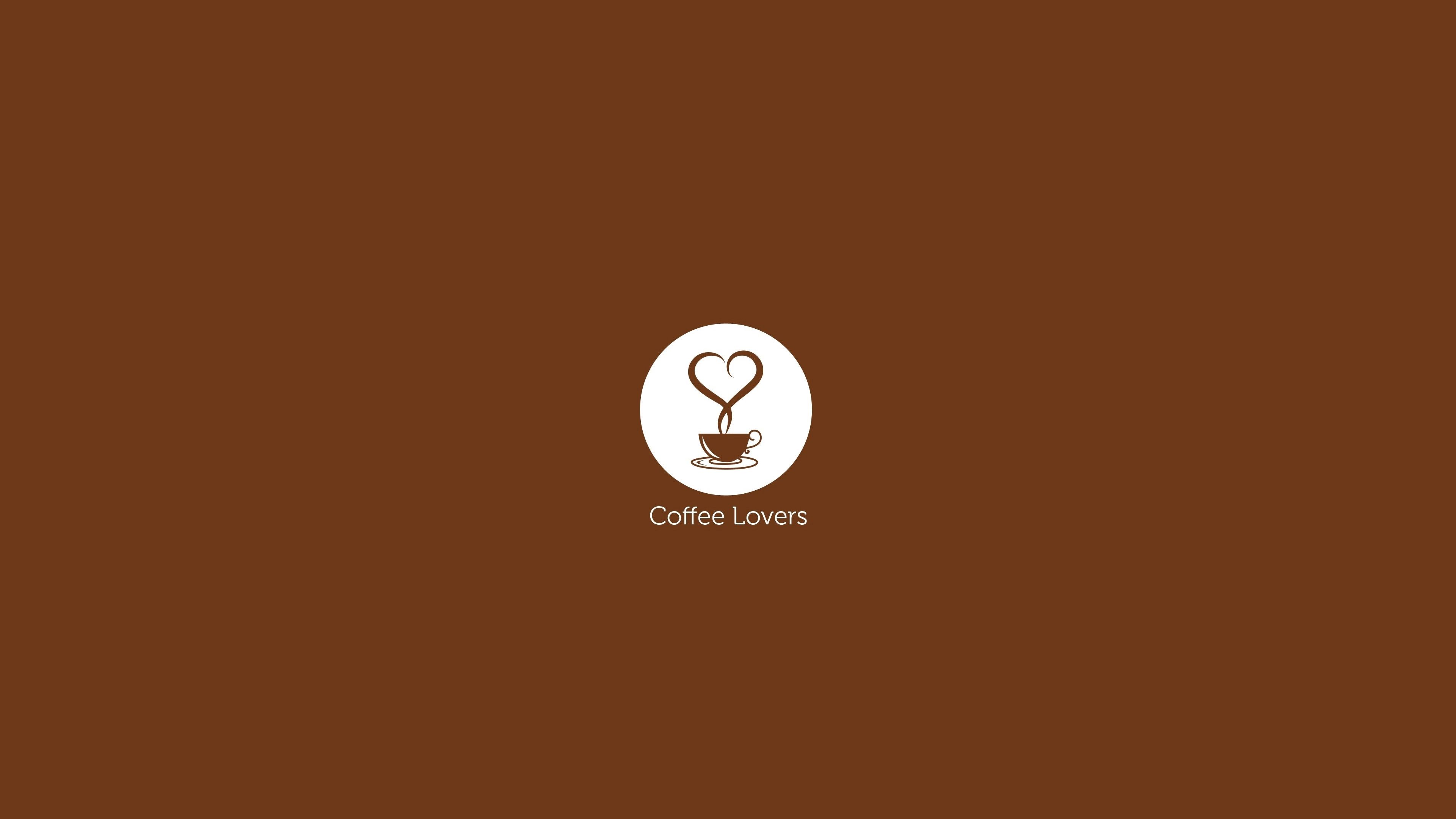 sign, text, coffee, minimalism, 4k, HD Wallpaper