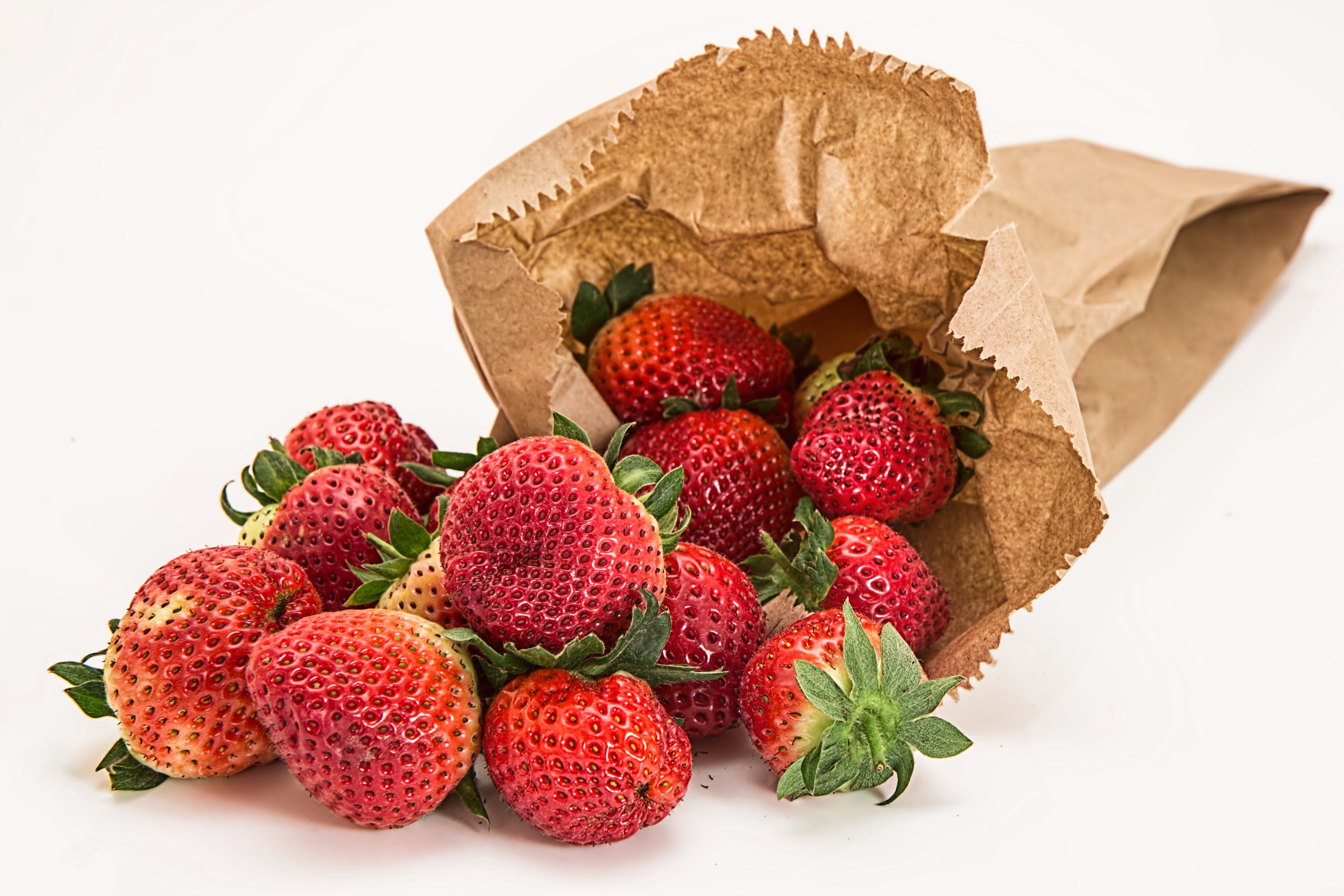 strawberries fresh fruit dessert red healthy diet 4k, HD Wallpaper