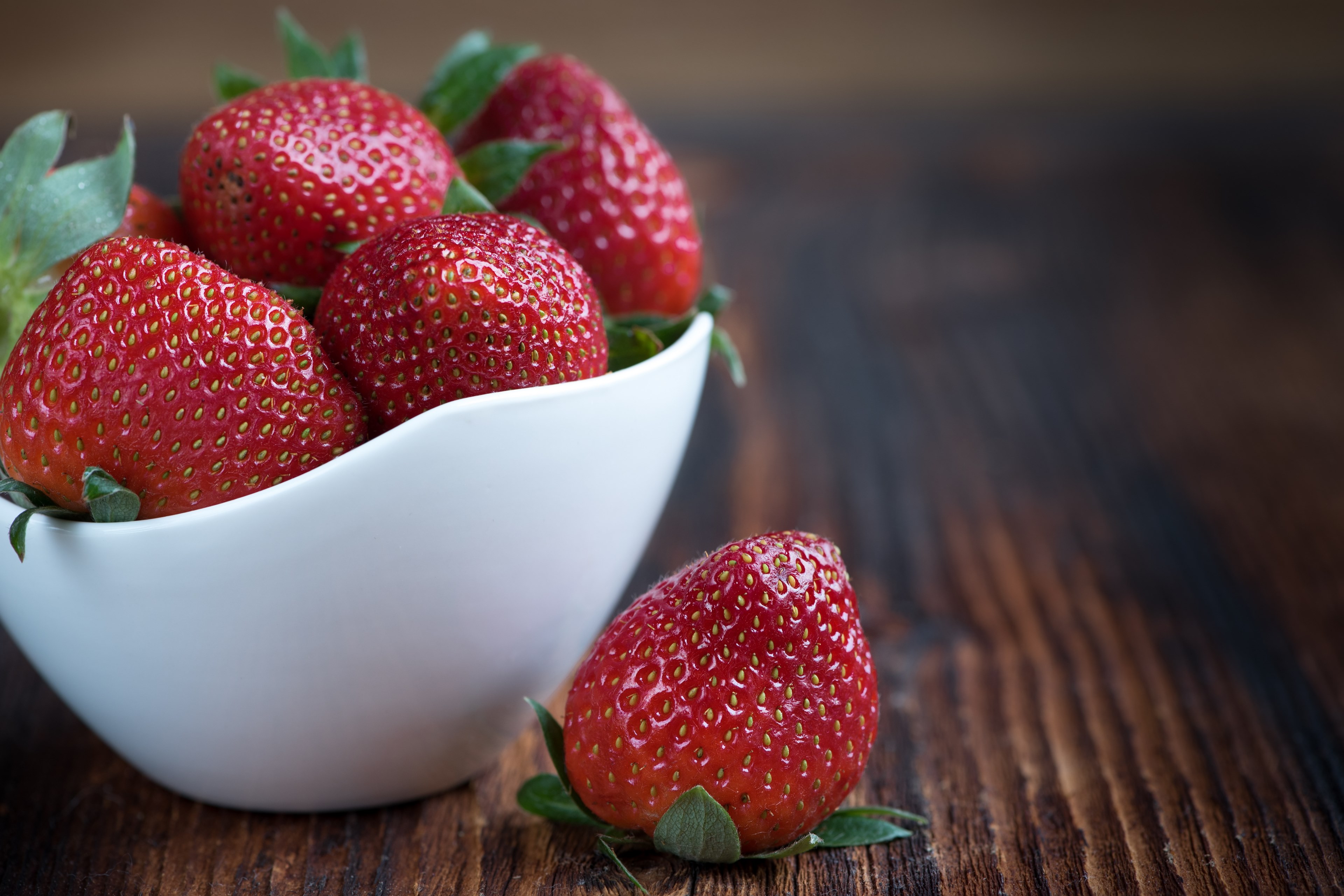 strawberries frisch ripe sweet healthy fruit 4k, HD Wallpaper