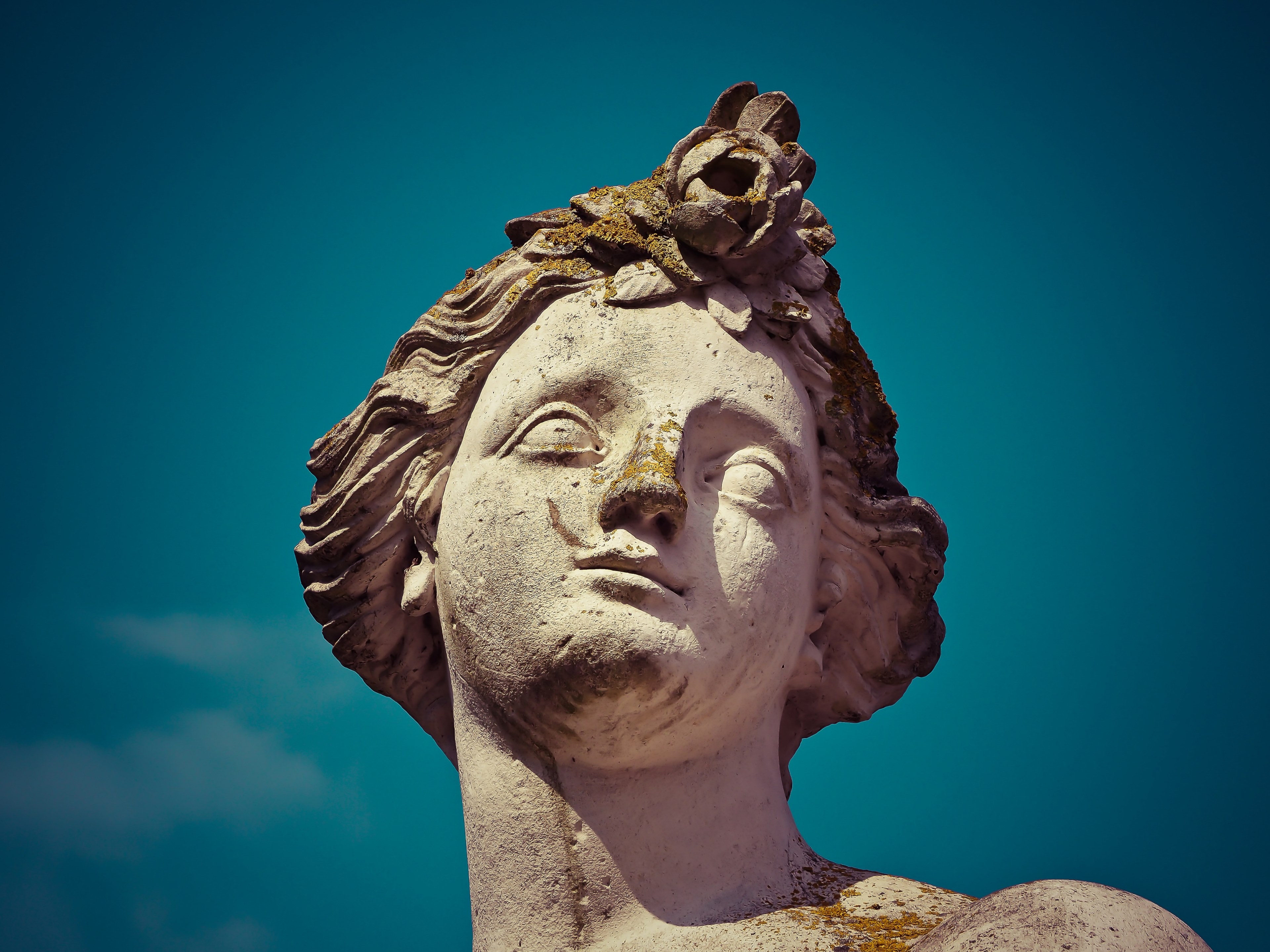 statue sculpture figure historically castle benrath 4k, HD Wallpaper