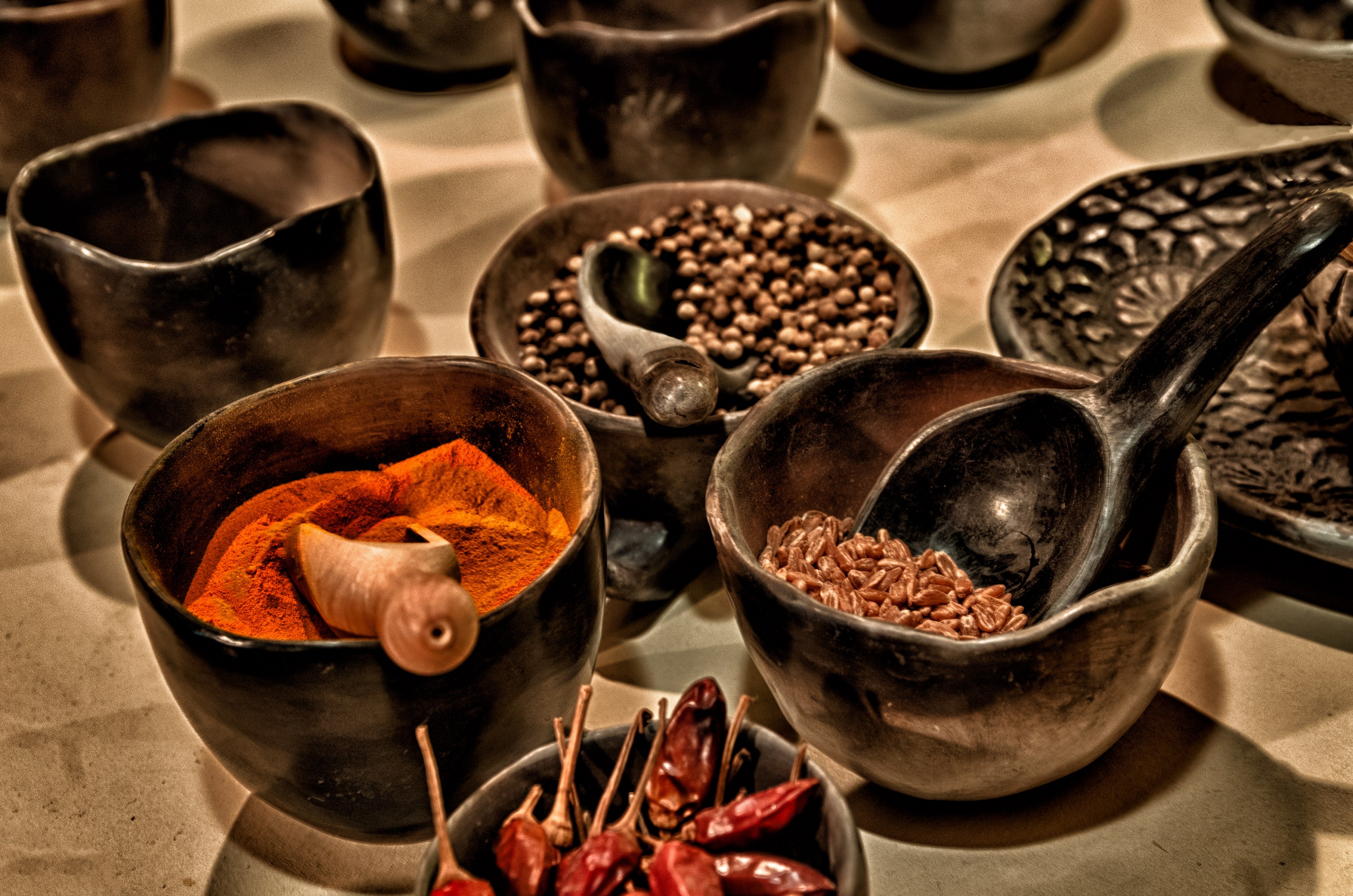 spice chiles paprika chili powder pepper grain 4k, HD Wallpaper