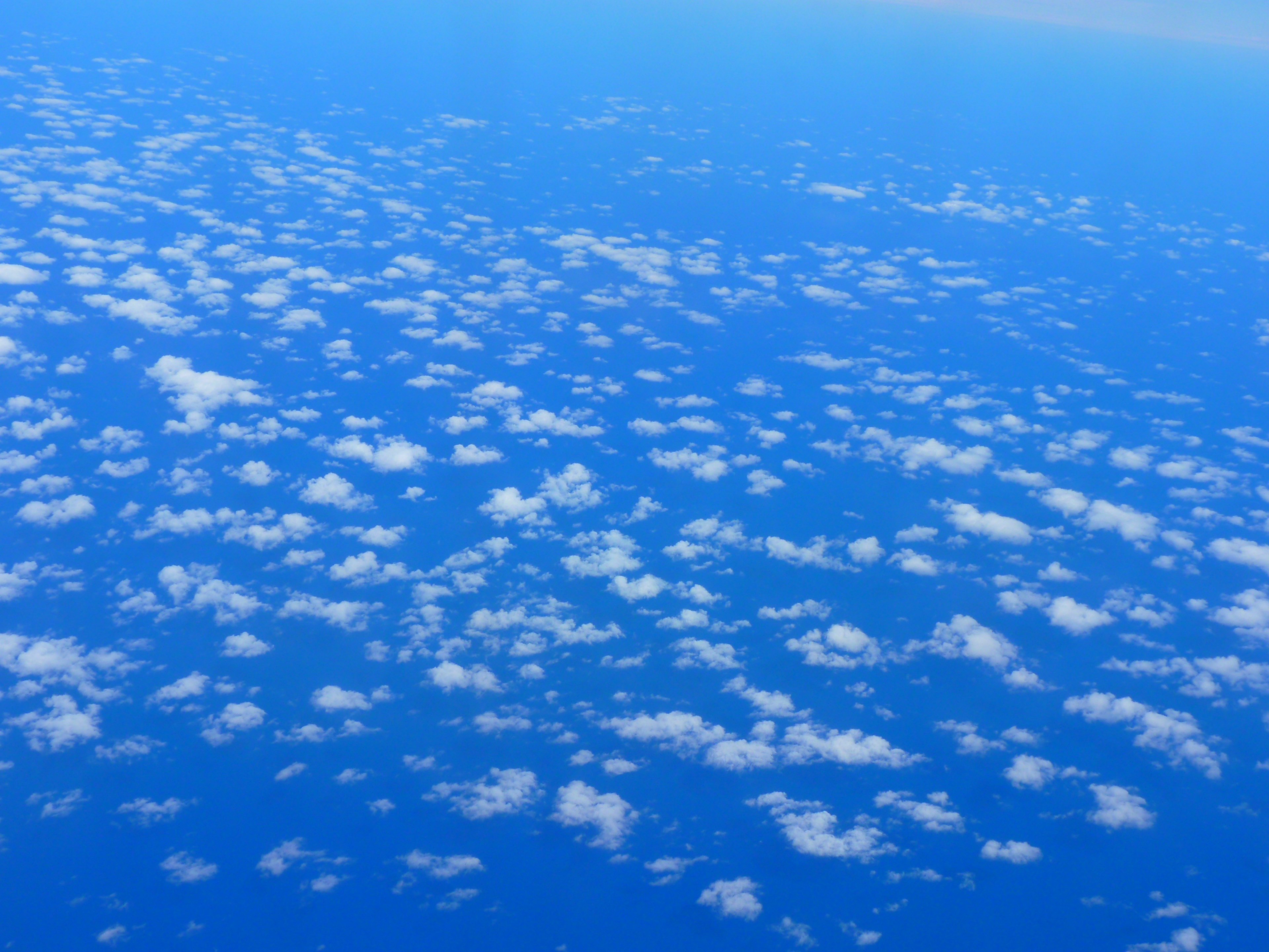 sky clouds space blue white flight selva marine 4k, HD Wallpaper