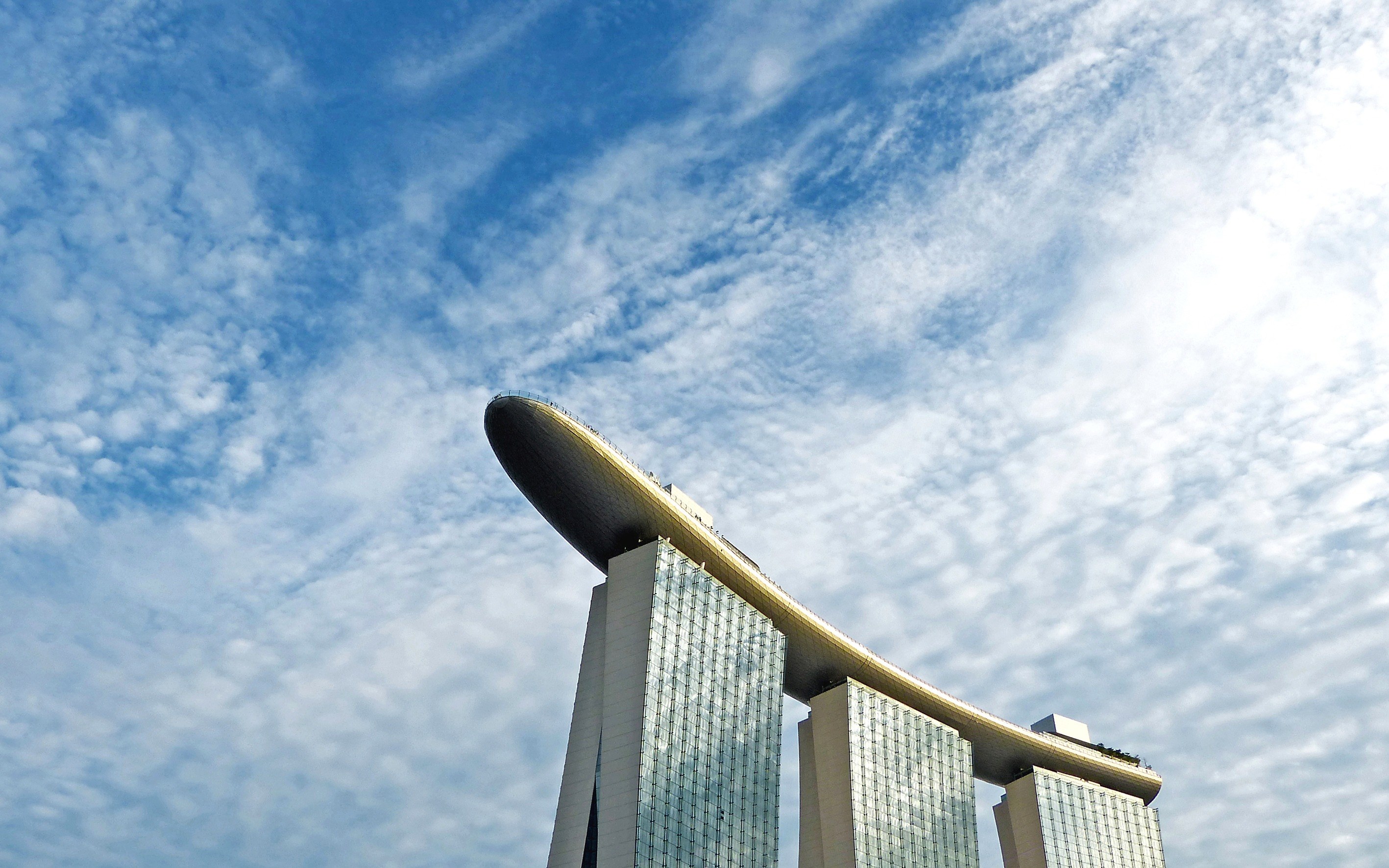 singapore marina bay sands landmark hotel tourism 4k, HD Wallpaper