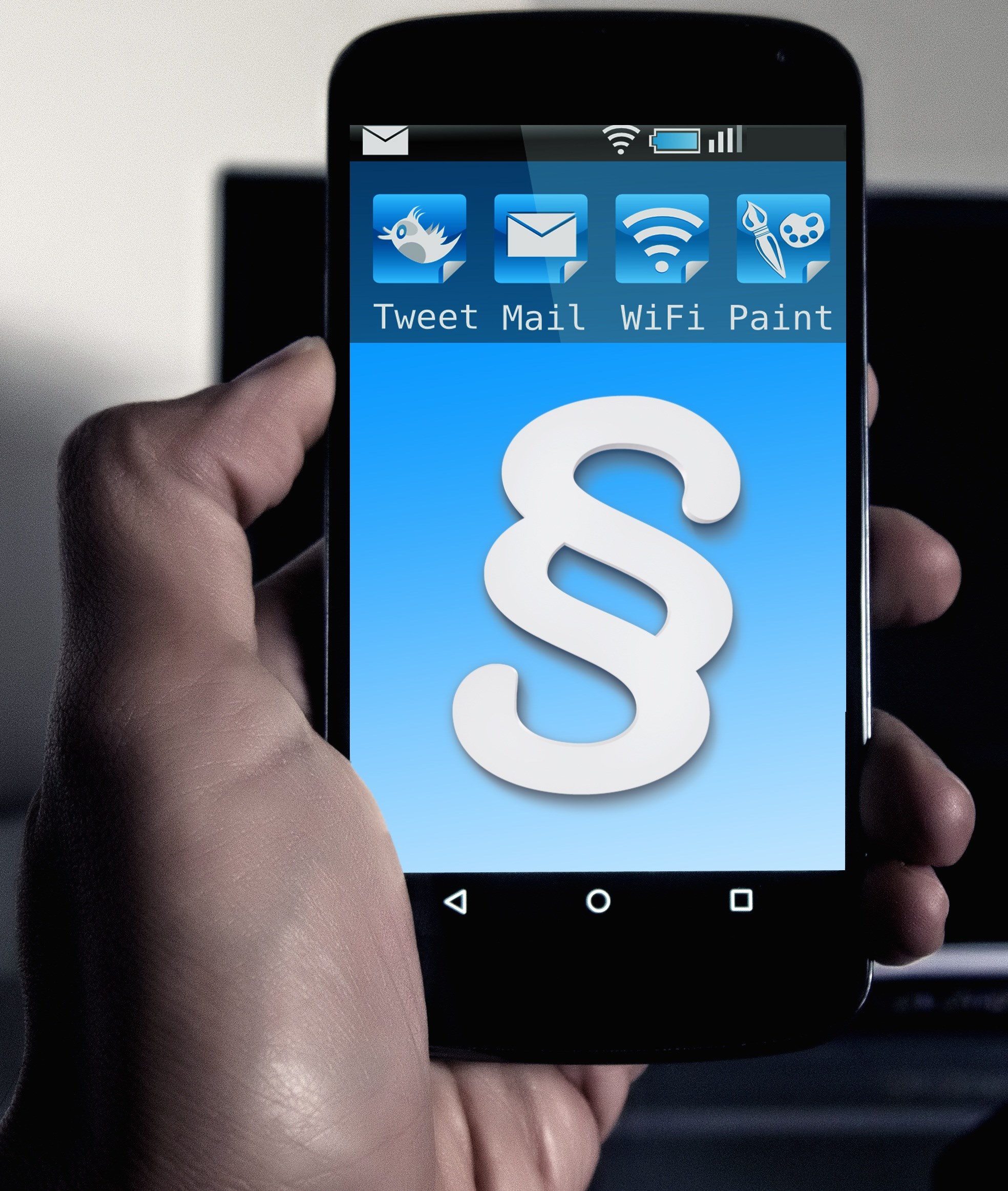 smartphone mobile phone app icon clause attorney 4k, Phone HD Wallpaper