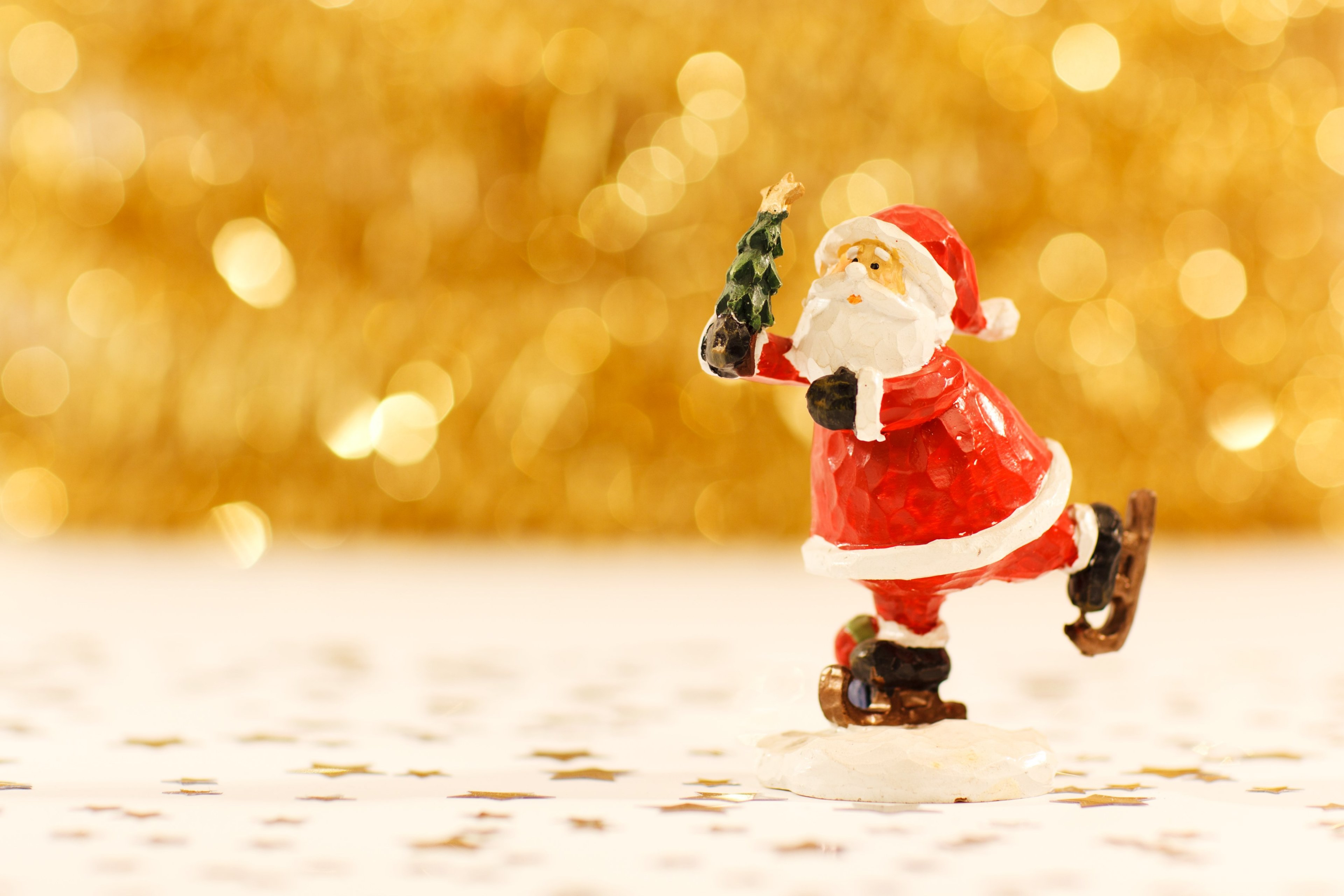 santa claus christmas beard celebration december 4k, HD Wallpaper