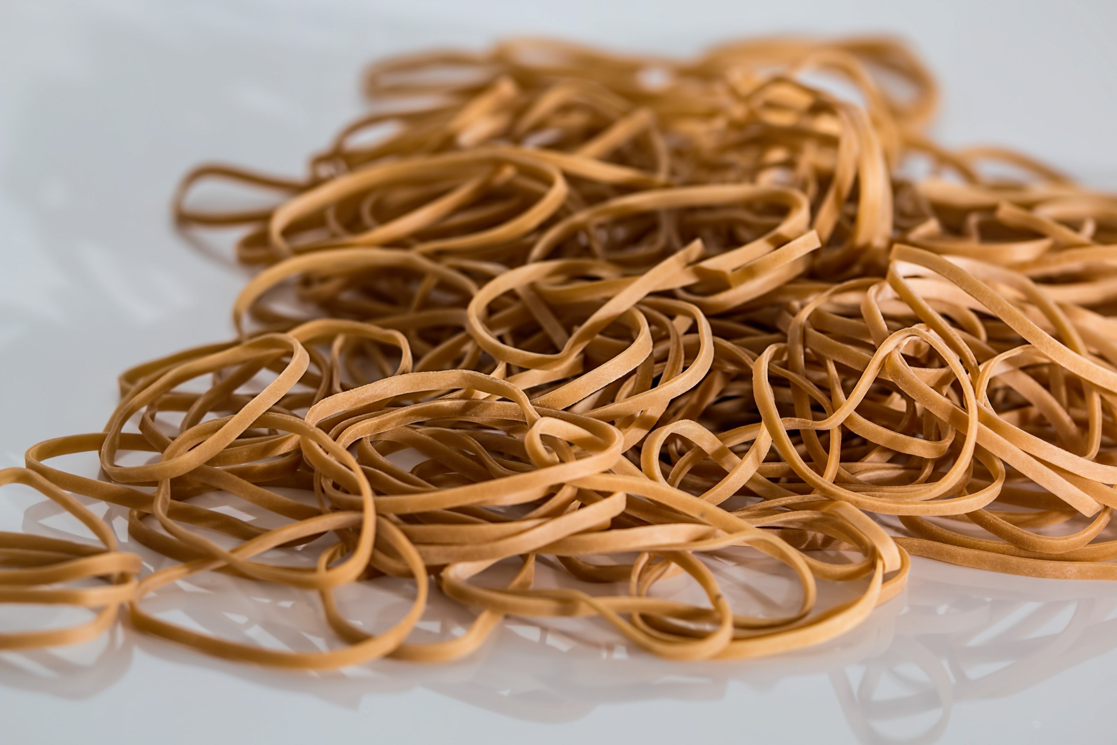 rubber bands elastic bands office supplies 4k, HD Wallpaper
