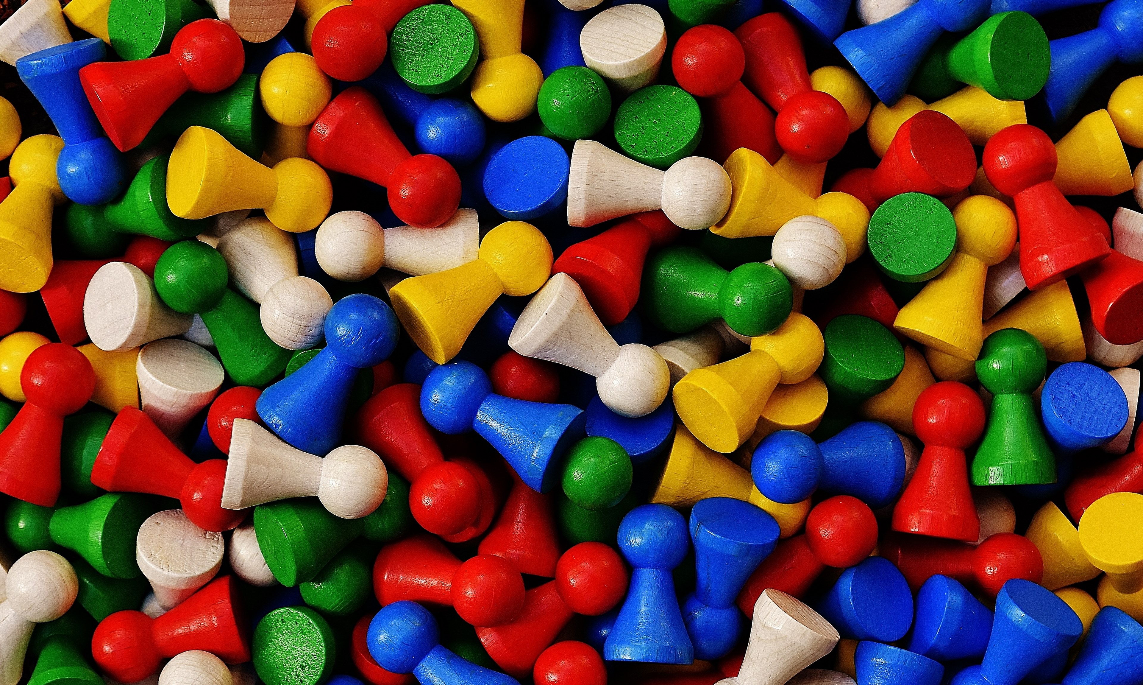play stone colorful figures color wood play 4k, HD Wallpaper