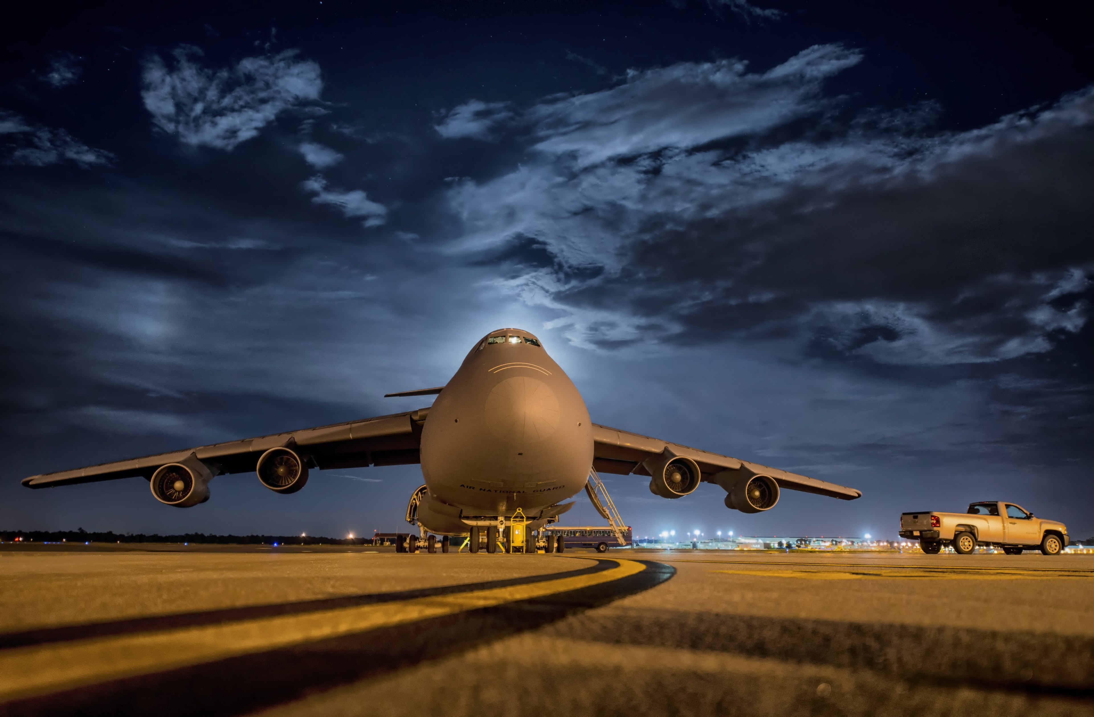 plane aircraft jet airbase airport 4k, HD Wallpaper