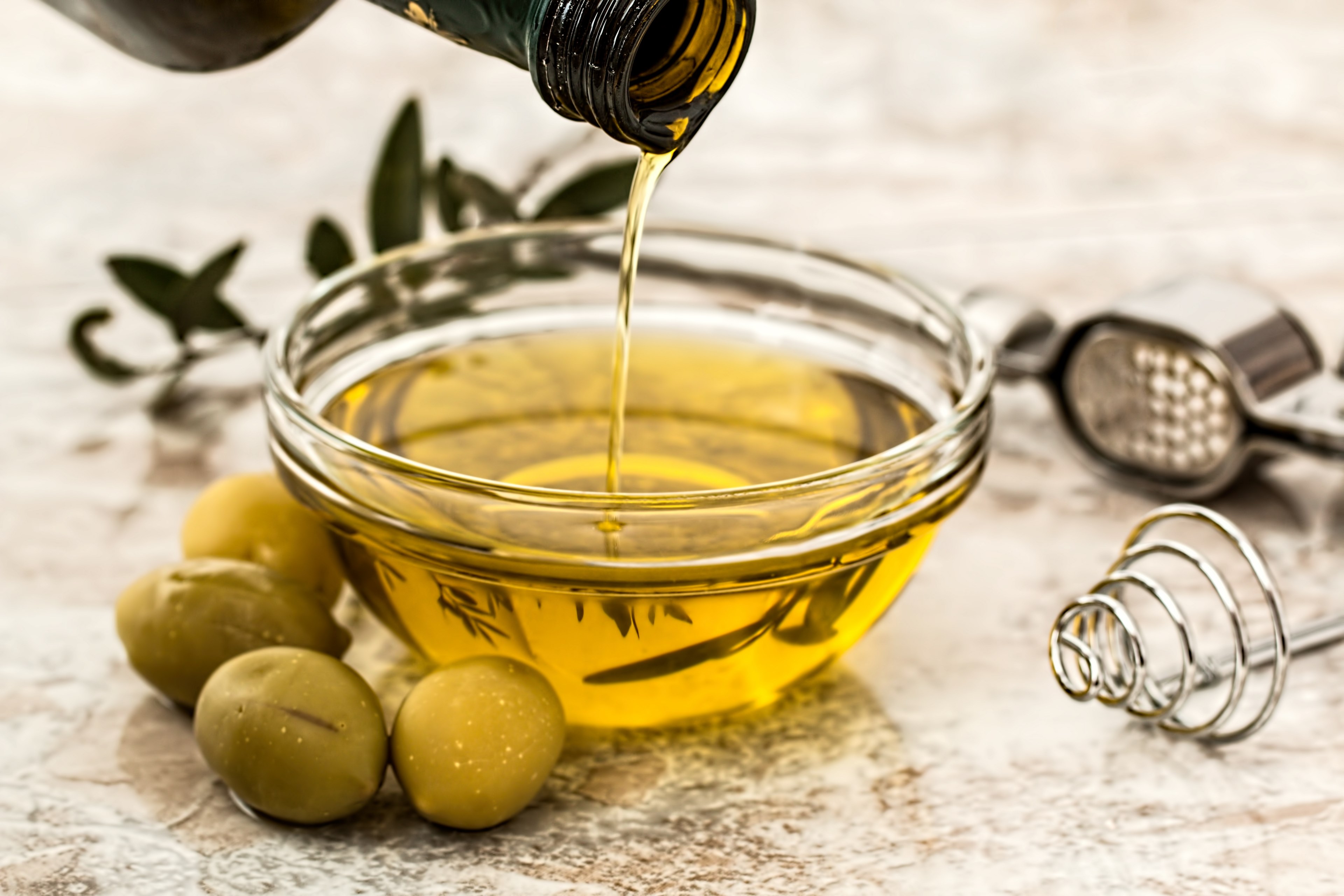 olive oil salad dressing cooking olive healthy 4k, HD Wallpaper