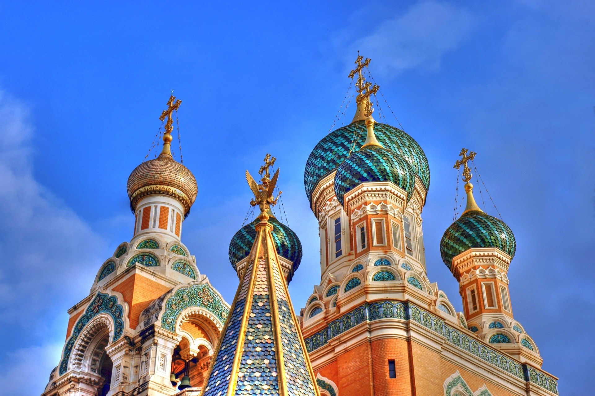 nice basilica russian basilica tourist attraction 4k, HD Wallpaper