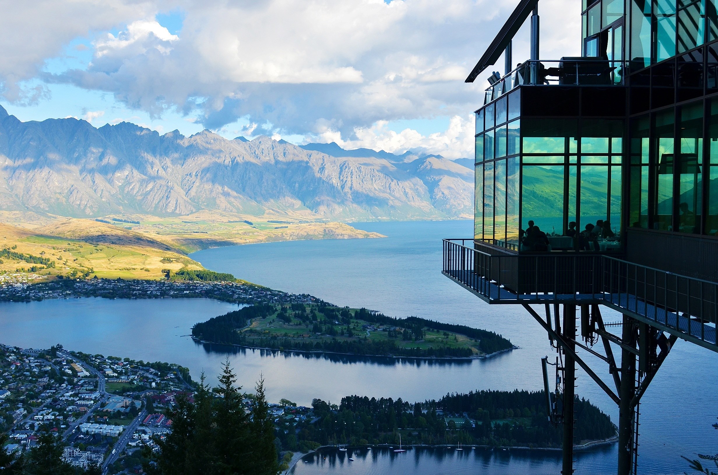 new zealand lake mountain landscape nature view 4k, HD Wallpaper