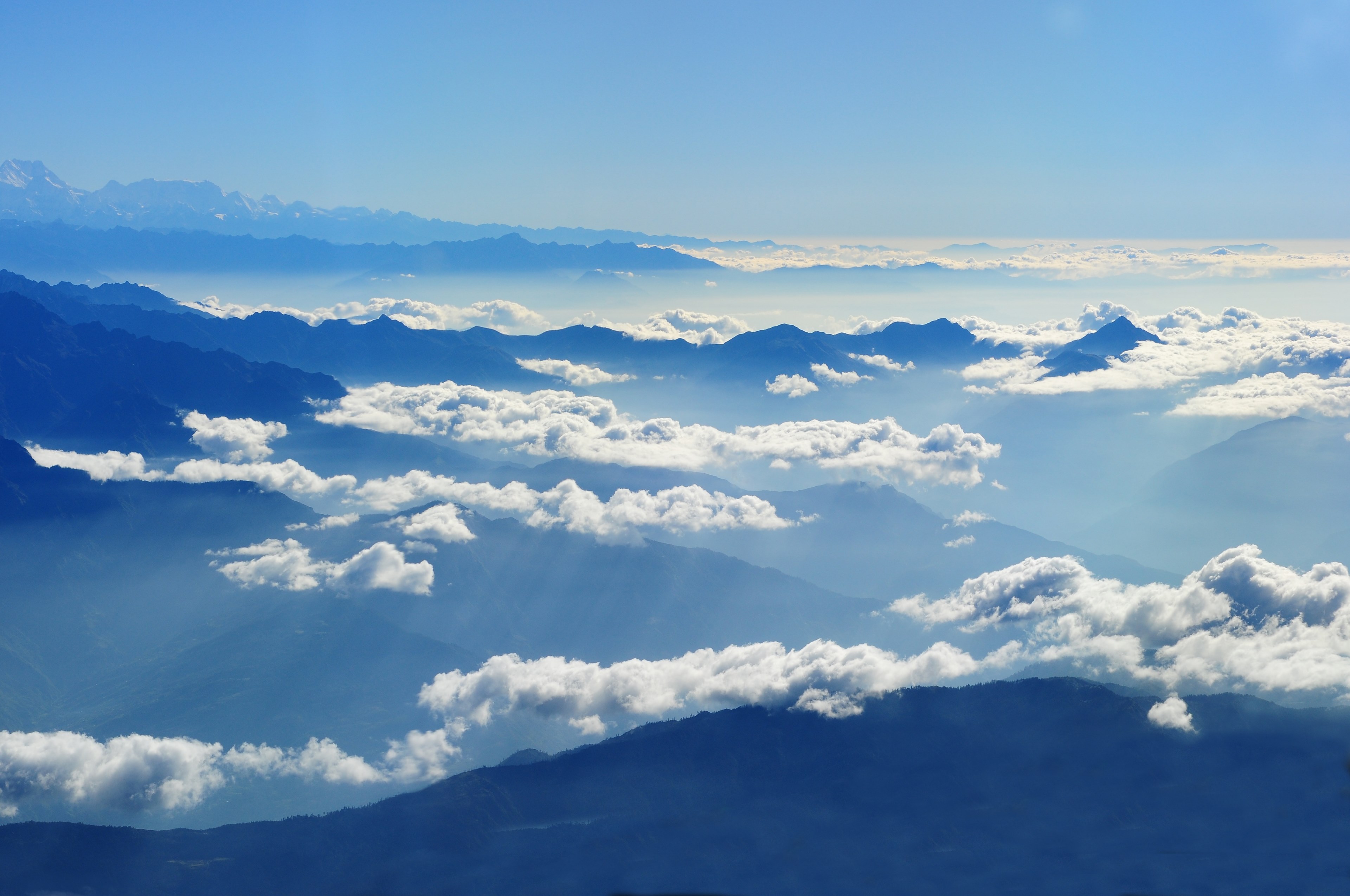 nepal himalayan travel airphoto 4k, HD Wallpaper