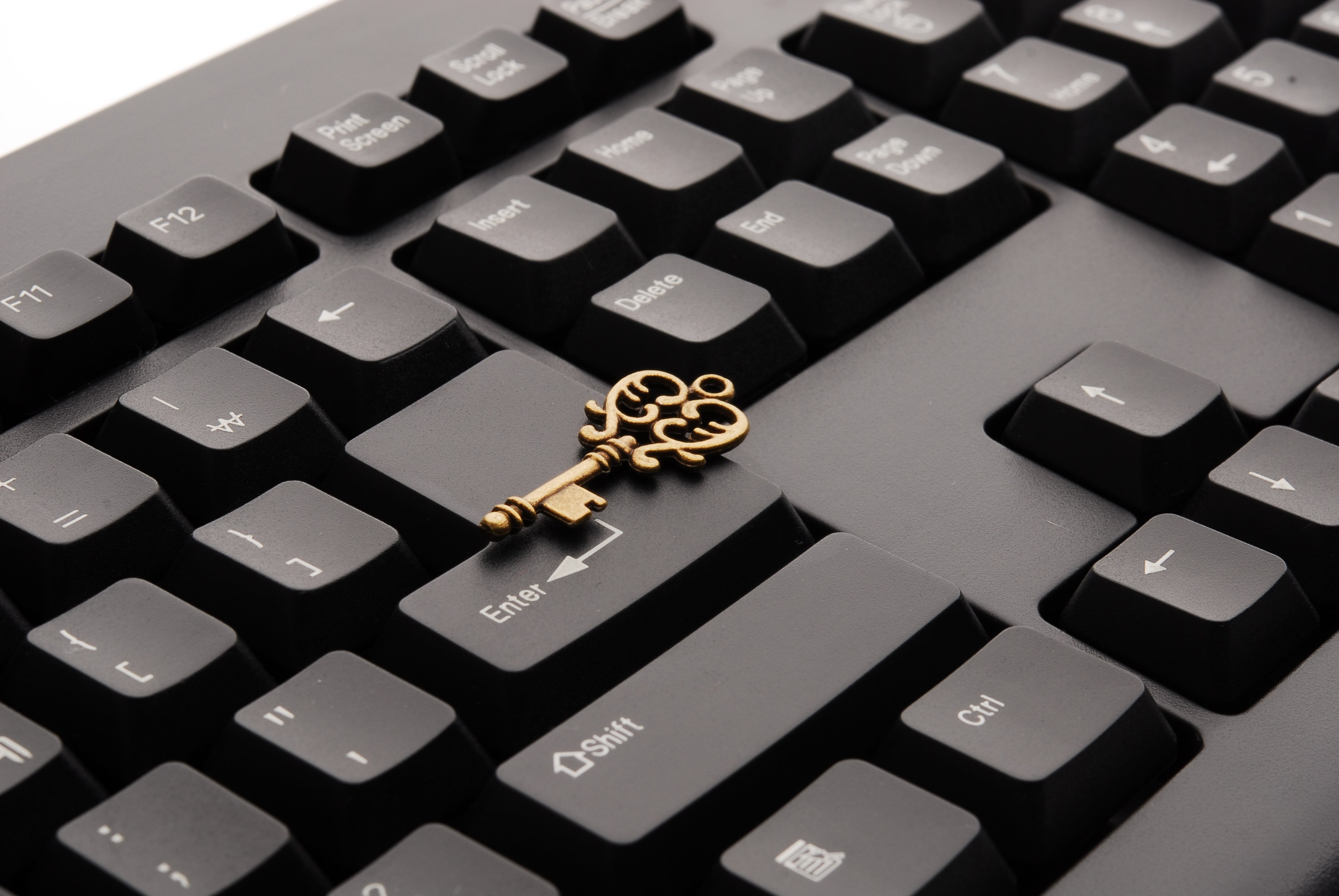 keyboard key success online computer the business 4k, HD Wallpaper