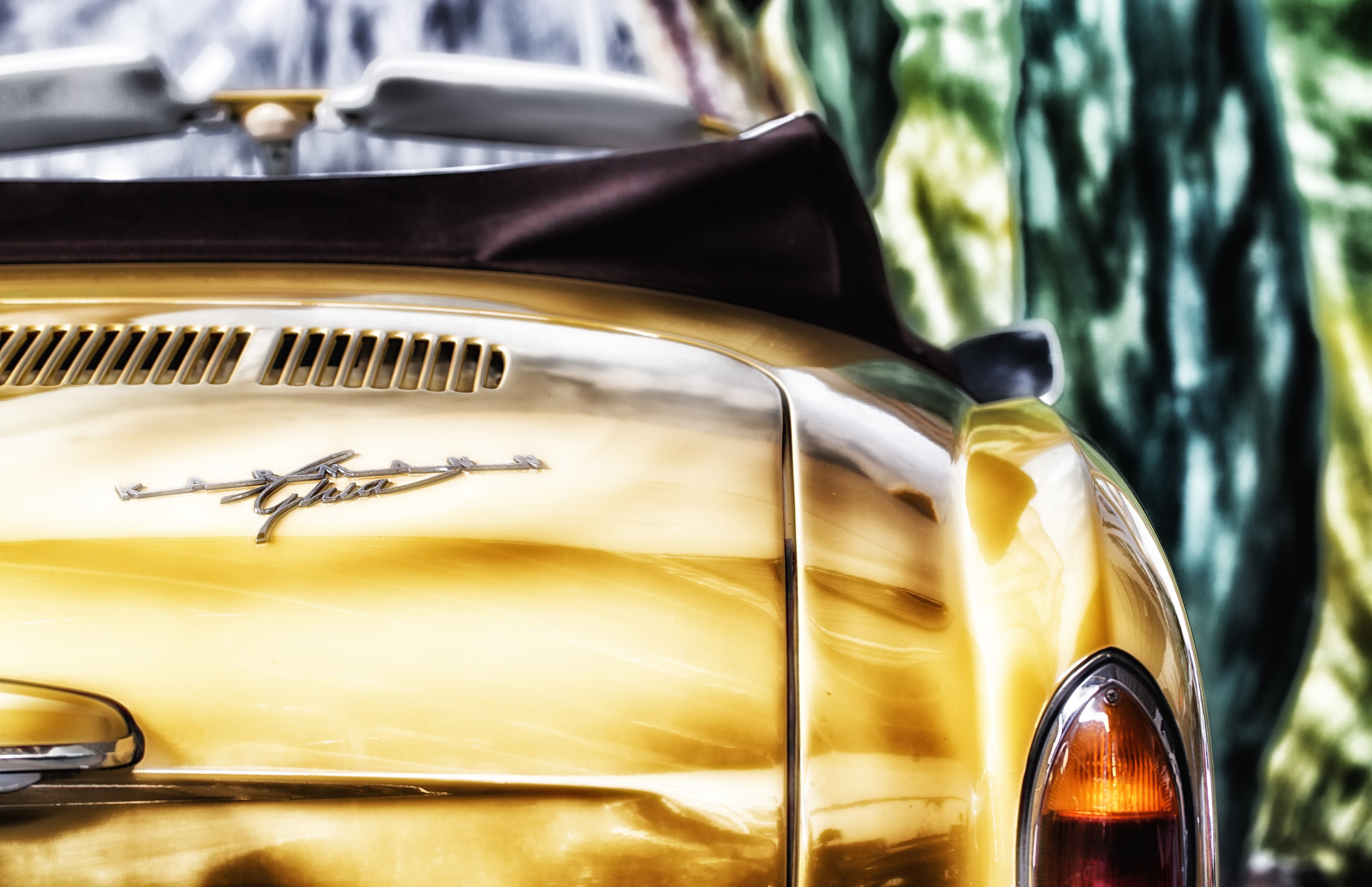 karmann ghia car auto automobile travel sharp hdr 4k, HD Wallpaper