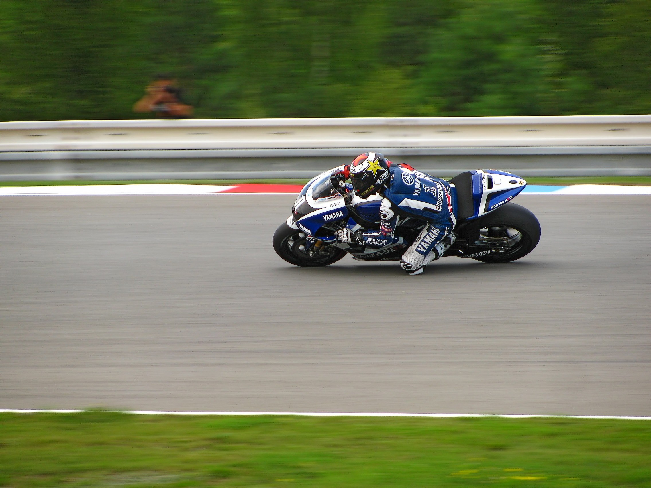 jorge lorenzo yamaha racing racing bike speed 4k, HD Wallpaper