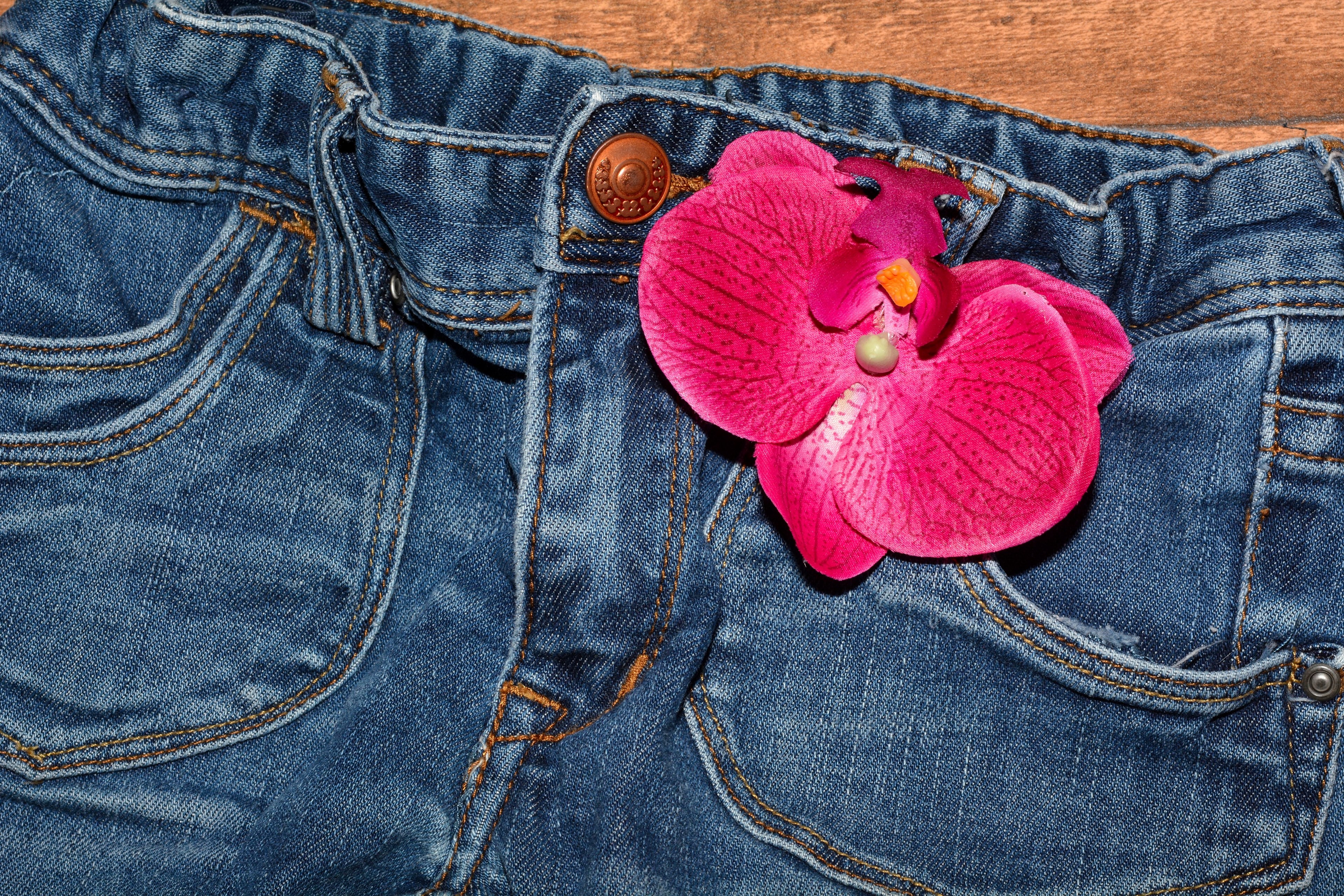 jeans pants clothing blue jeans close 4k, HD Wallpaper