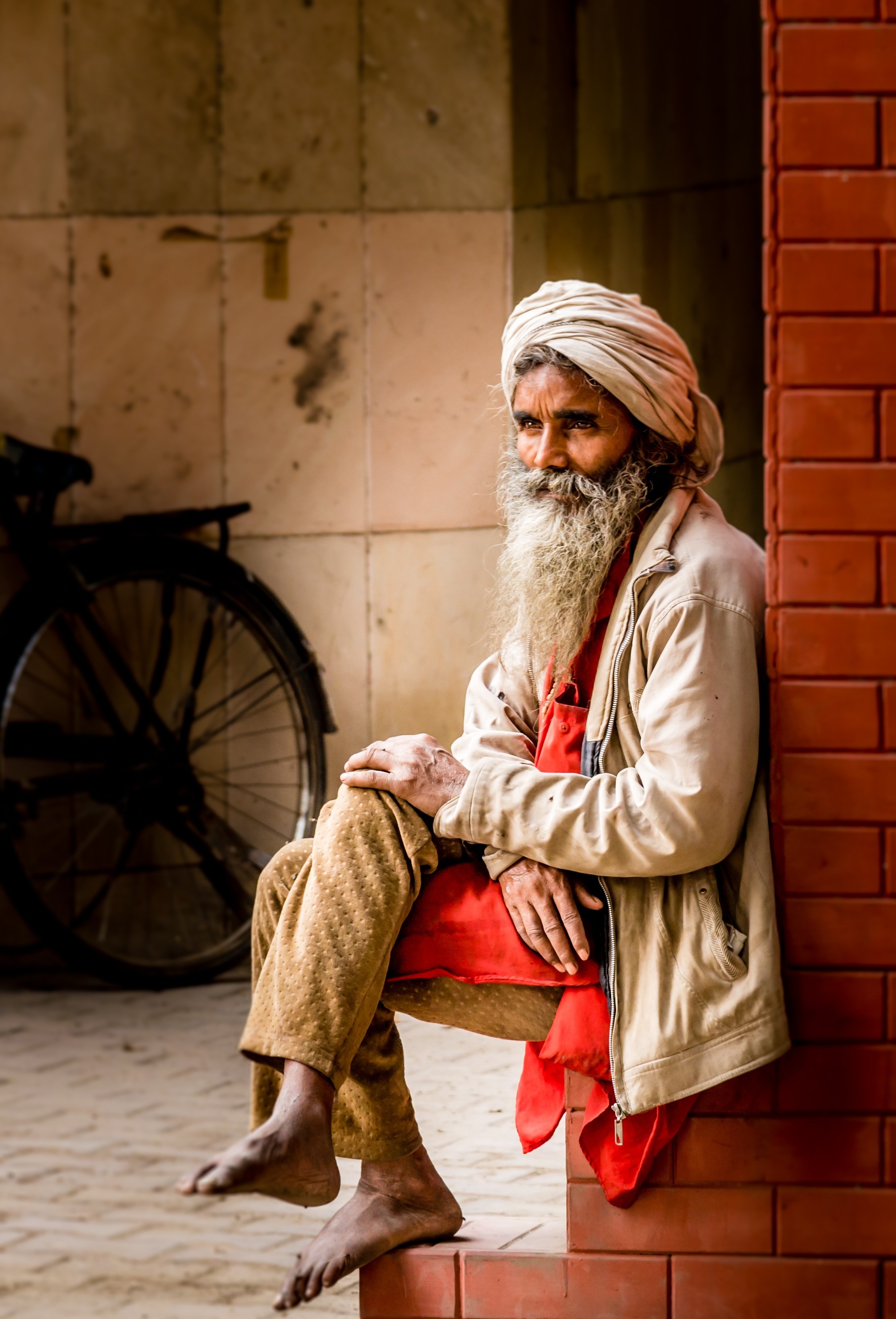 indians portrait man human turban face 4k, Phone HD Wallpaper