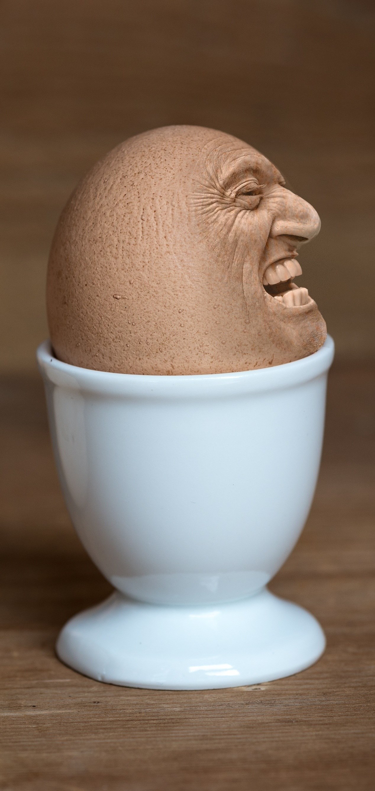 iman face egg face egg cups food photography 4k, Phone HD Wallpaper