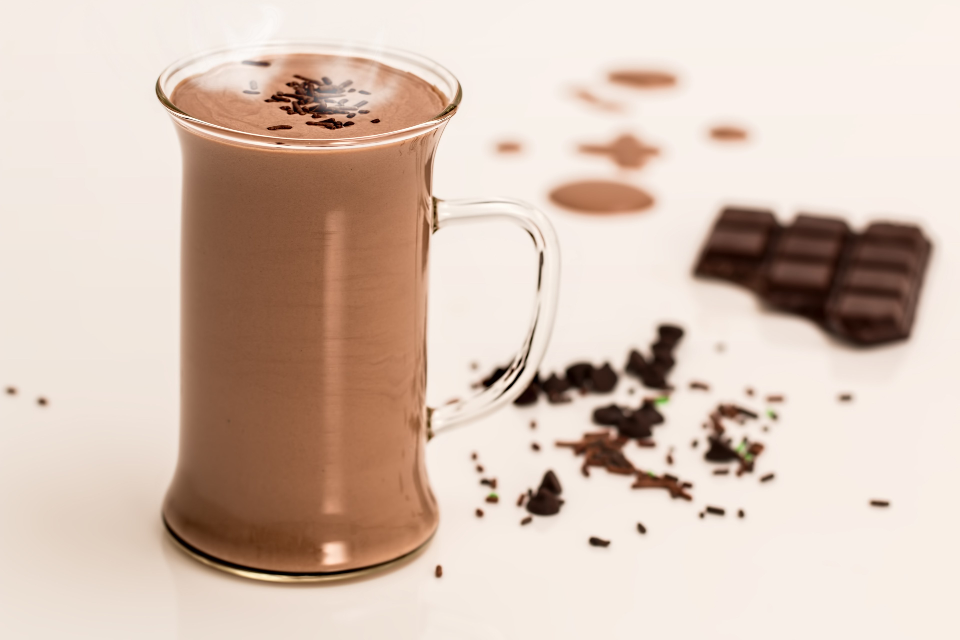 hot chocolate drink dairy winter milk sweet cocoa 4k, HD Wallpaper