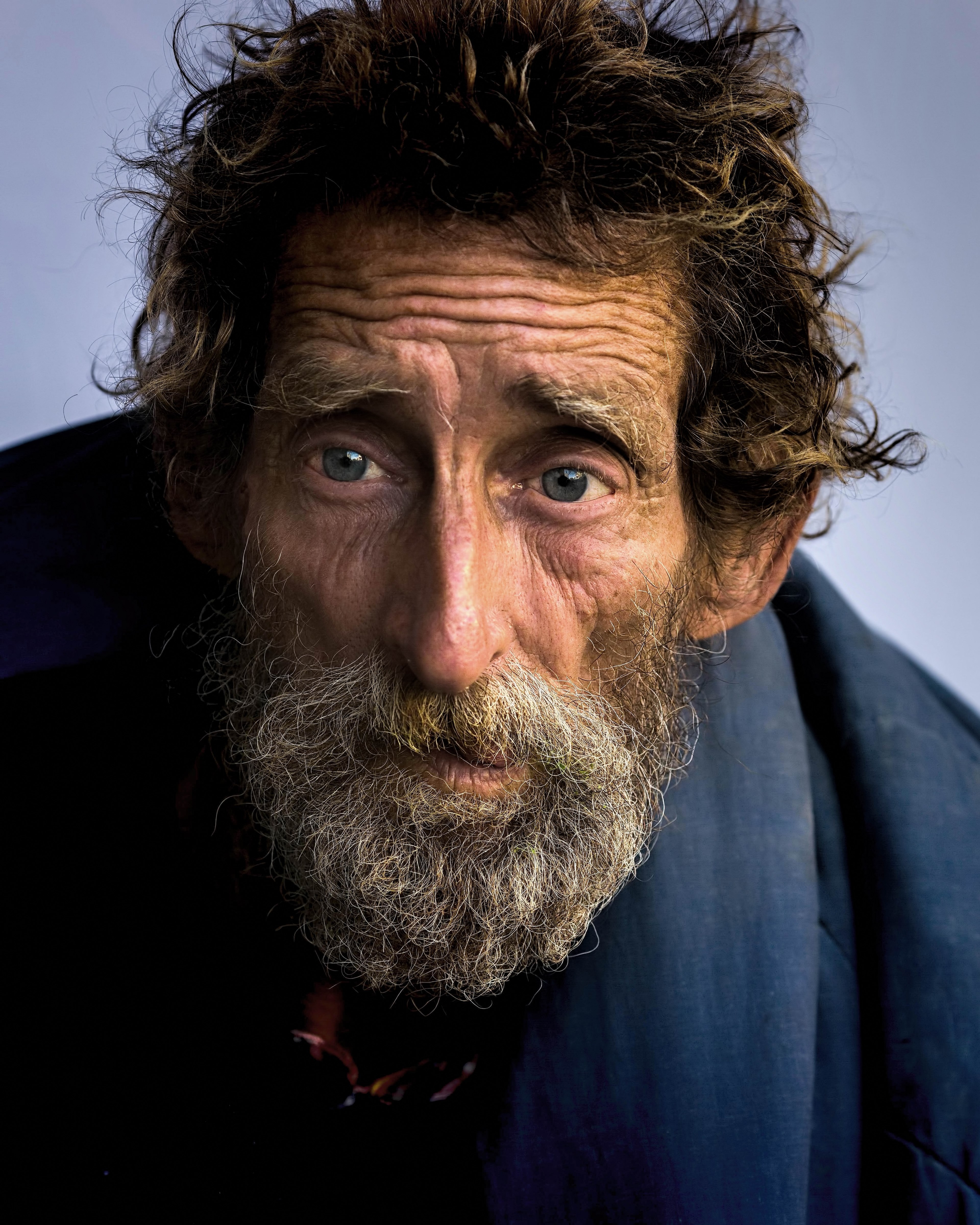 homeless man color poverty male poor homelessness 4k, Phone HD Wallpaper