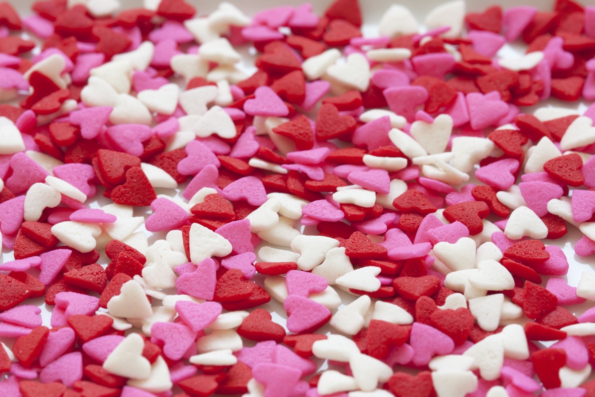 hearts background red pink white love valentine 4k, HD Wallpaper
