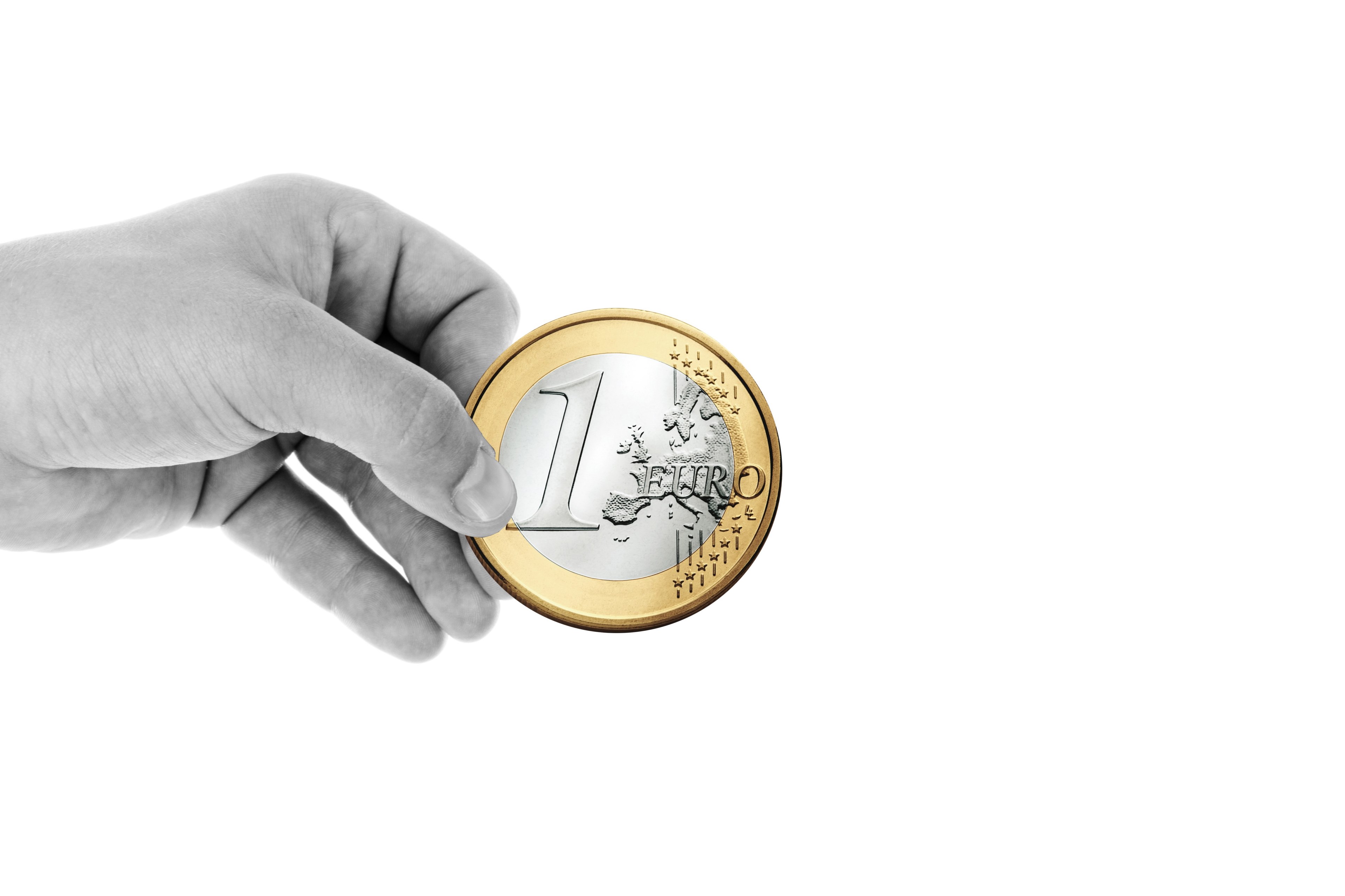 hand keep finger euro coin money currency 4k, HD Wallpaper