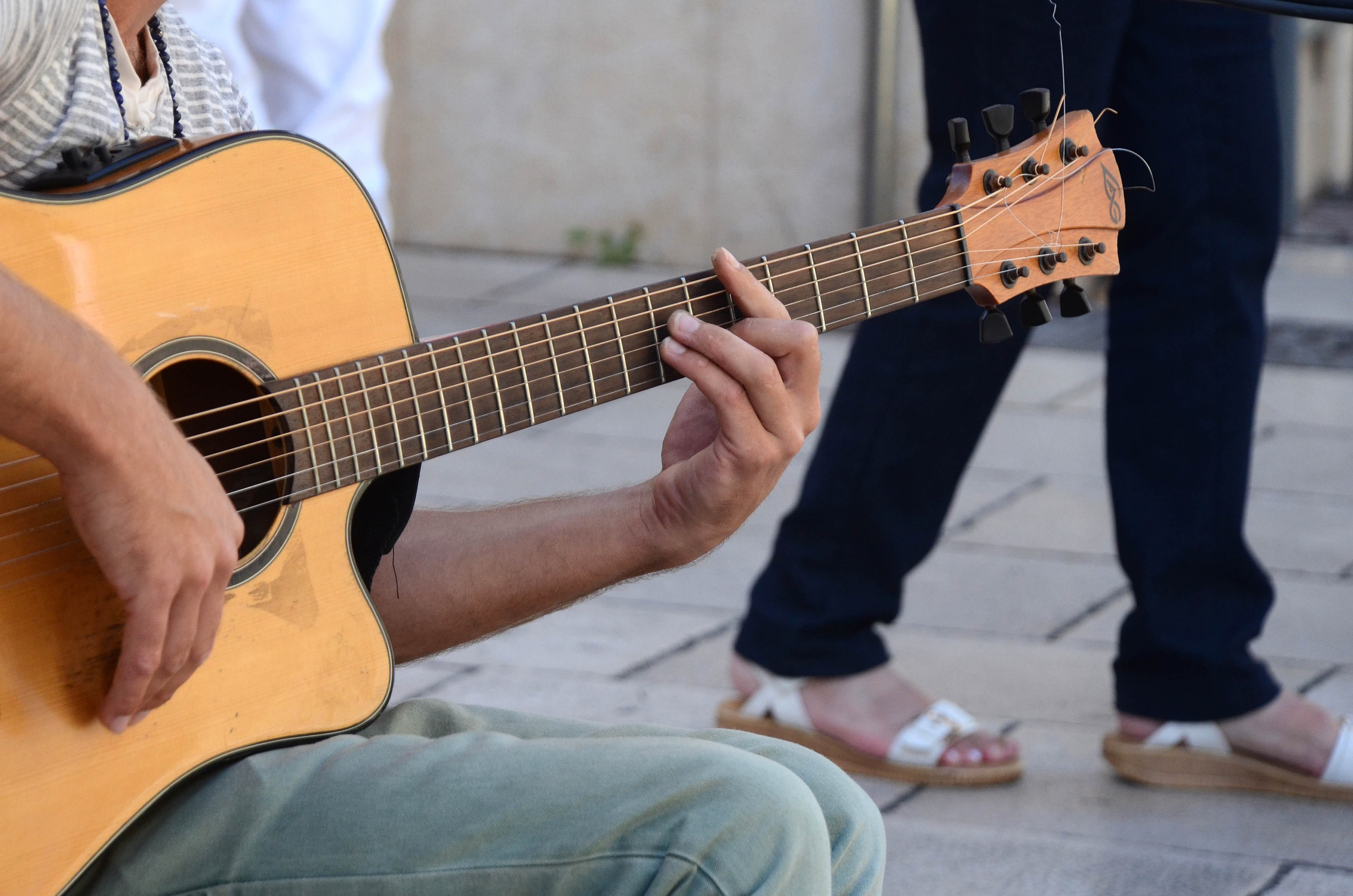 guitar guitarist playing the guitar musician 4k, HD Wallpaper