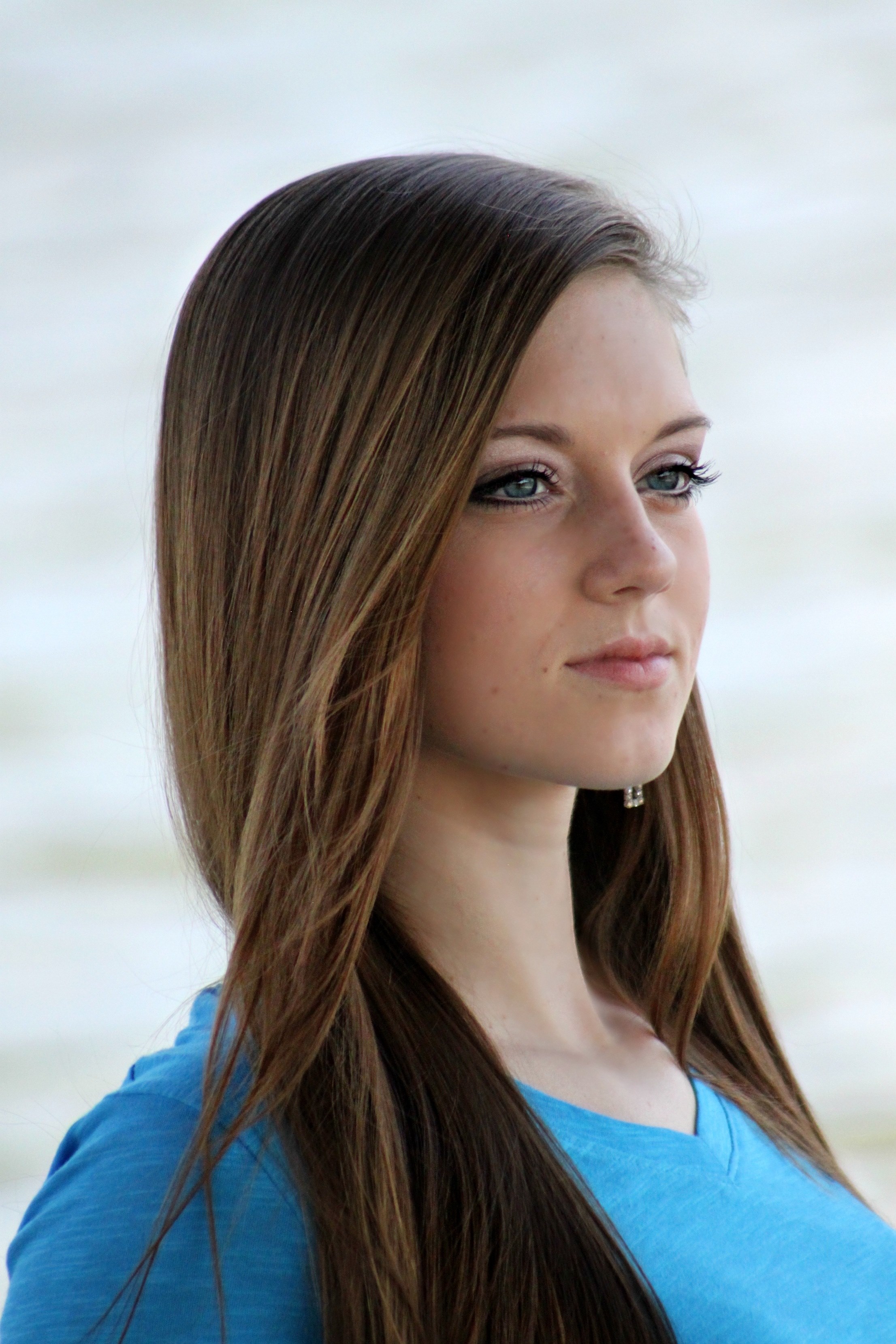 girl beautiful young face attractive closeup 4k, Phone HD Wallpaper