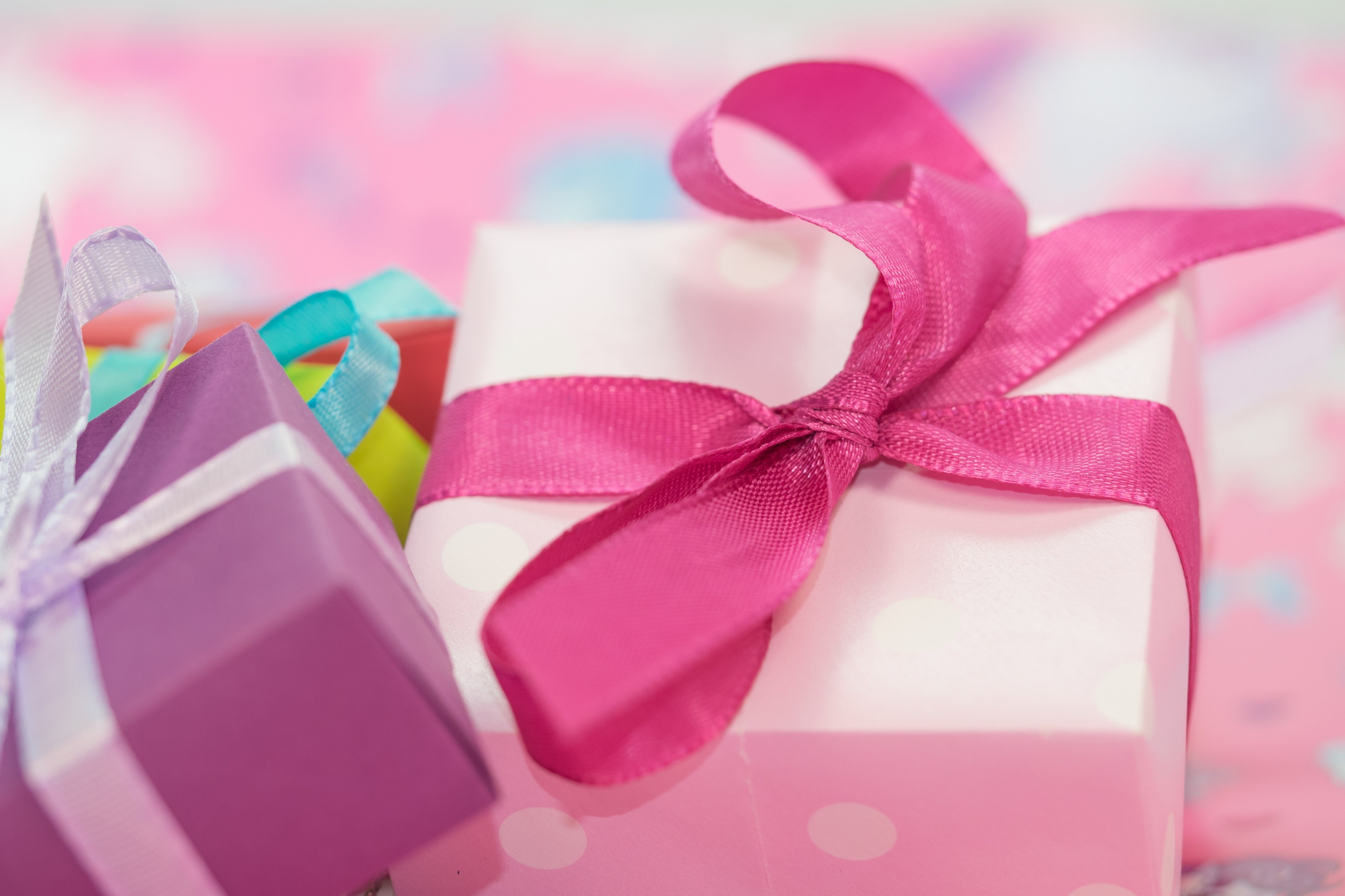 gift made package loop packet loop christmas 4k, HD Wallpaper