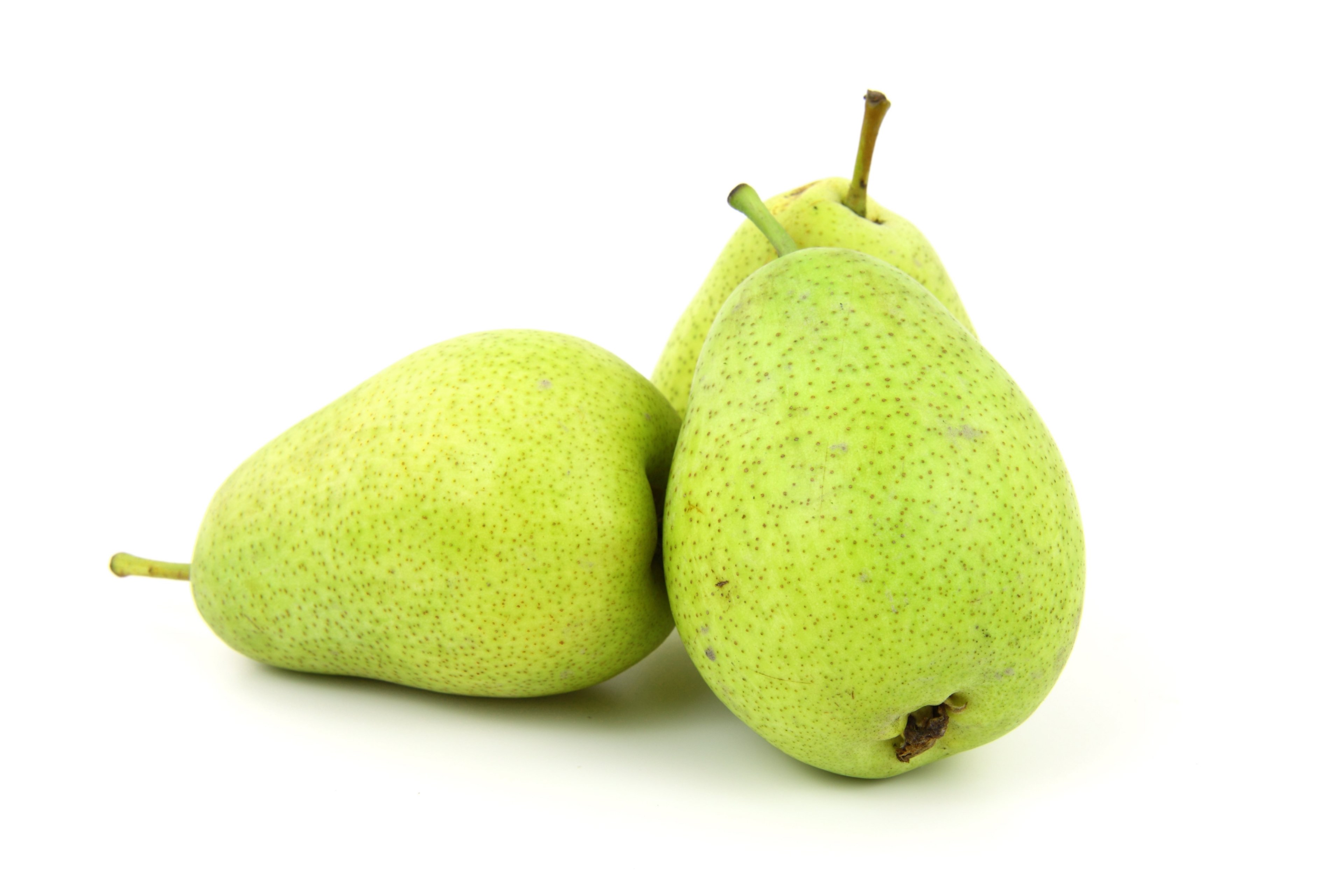 food fresh fruit green isolated organic pear raw 4k, HD Wallpaper