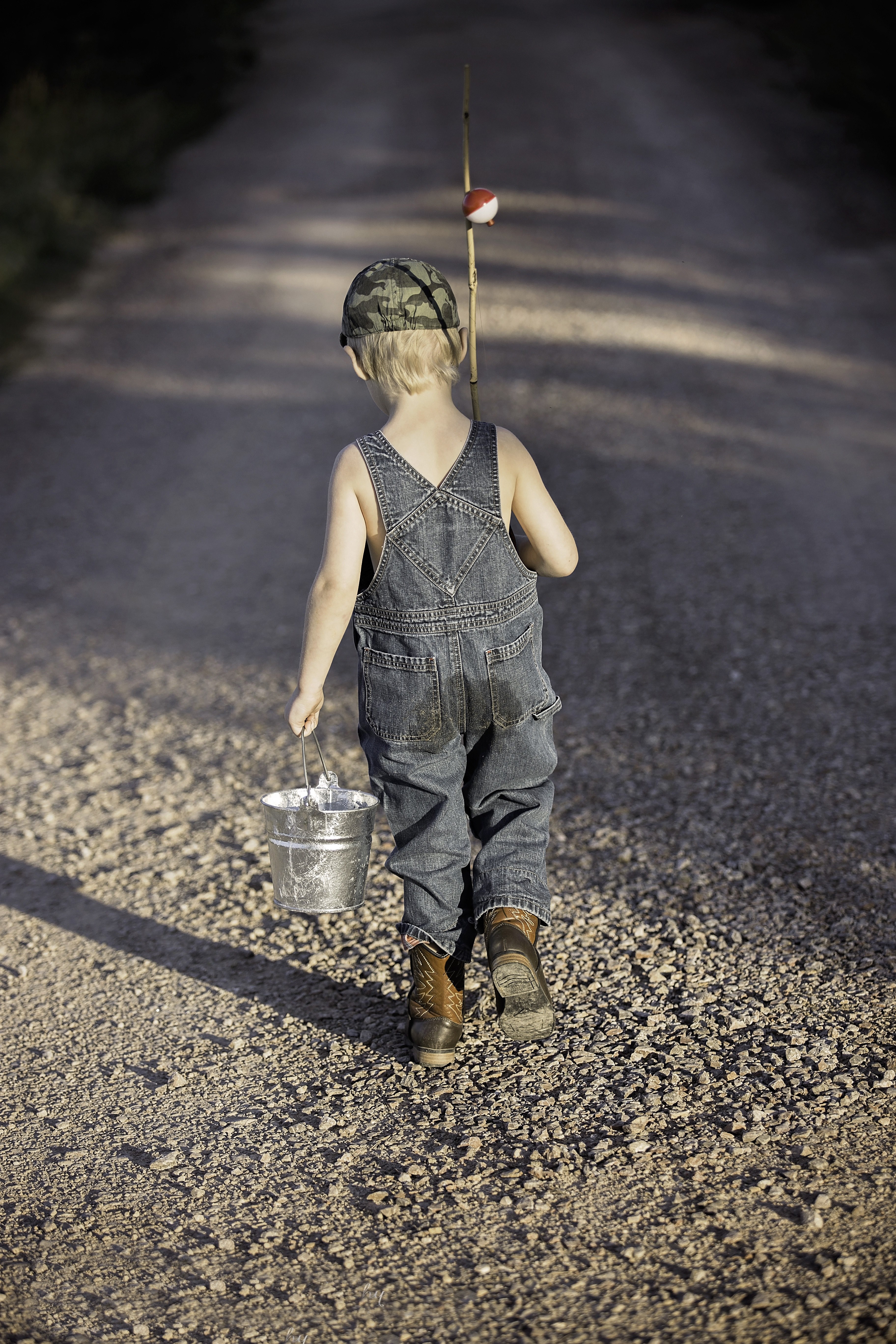 fishing boy fishing rod child male fisherman 4k, Phone HD Wallpaper