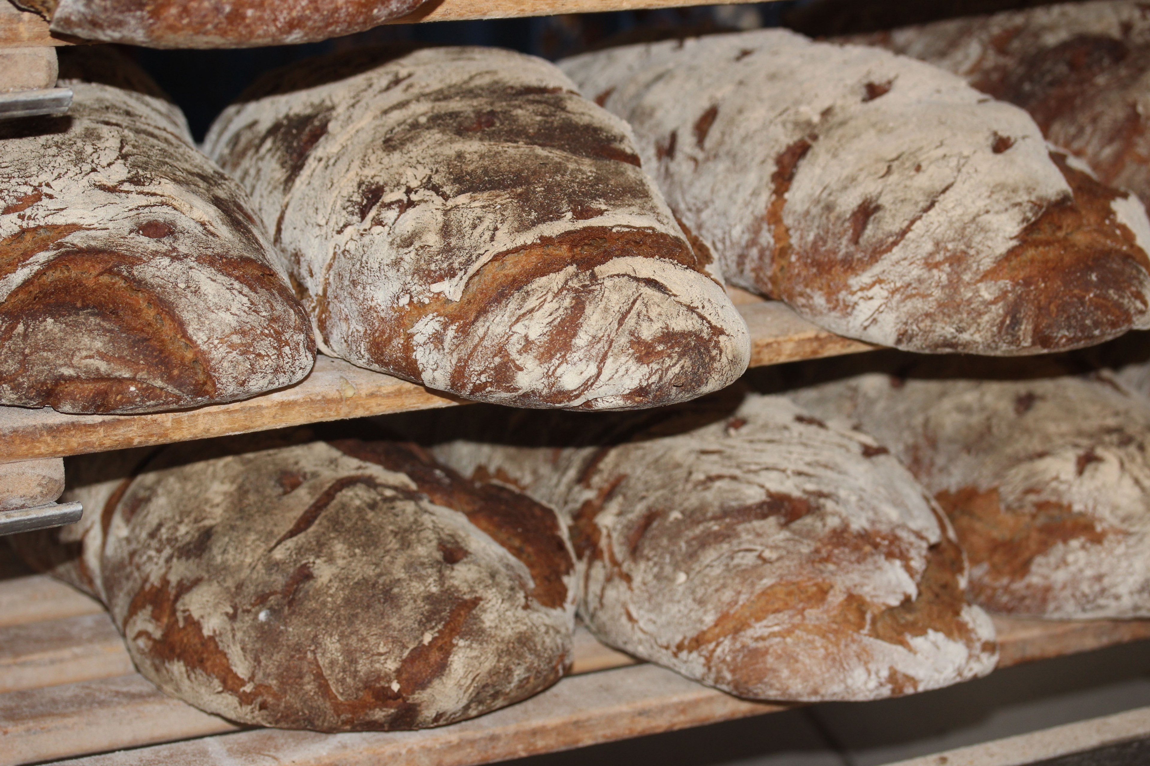 farmers bread bread loaf of bread baker vespers 4k, HD Wallpaper