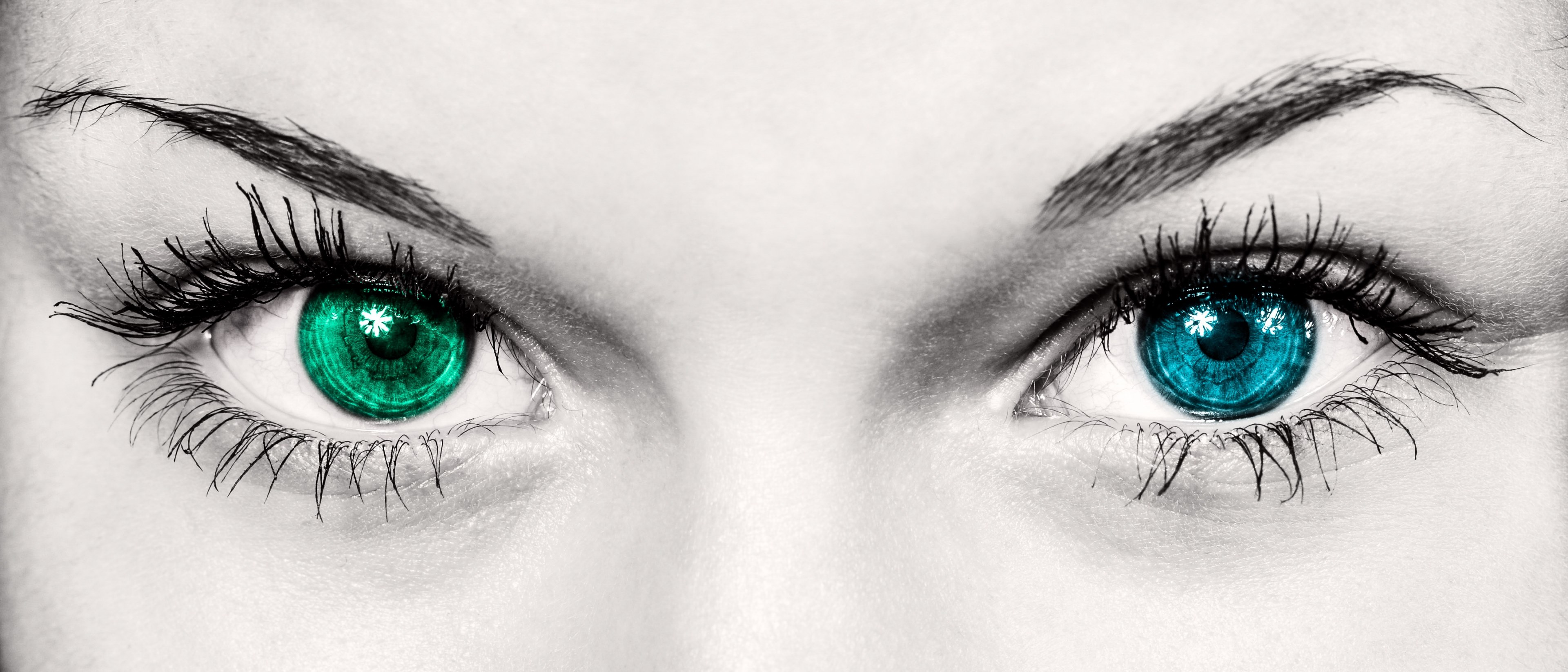 eyes woman fashion beautiful iris pupils look 4k, HD Wallpaper