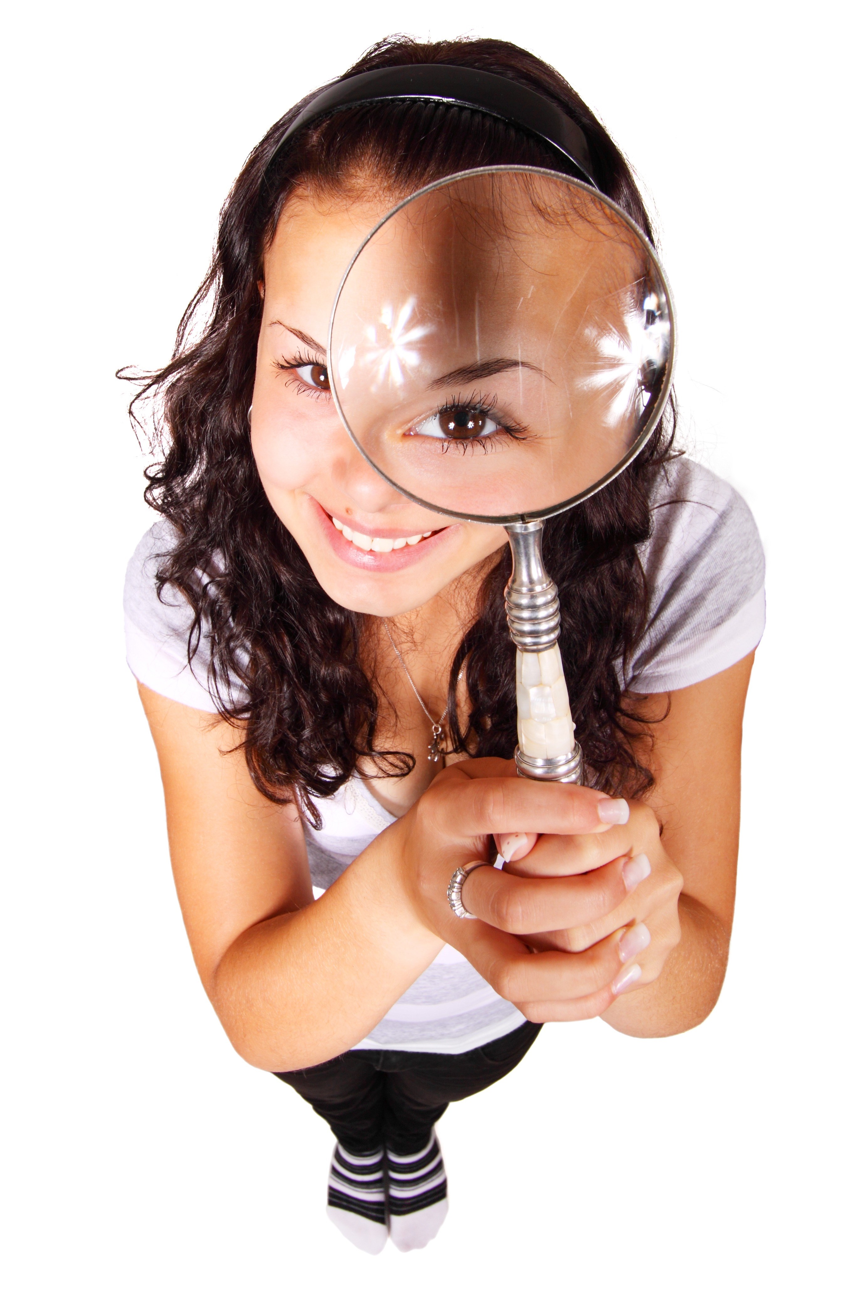 eye female funny glass holding human isolated 4k, Phone HD Wallpaper