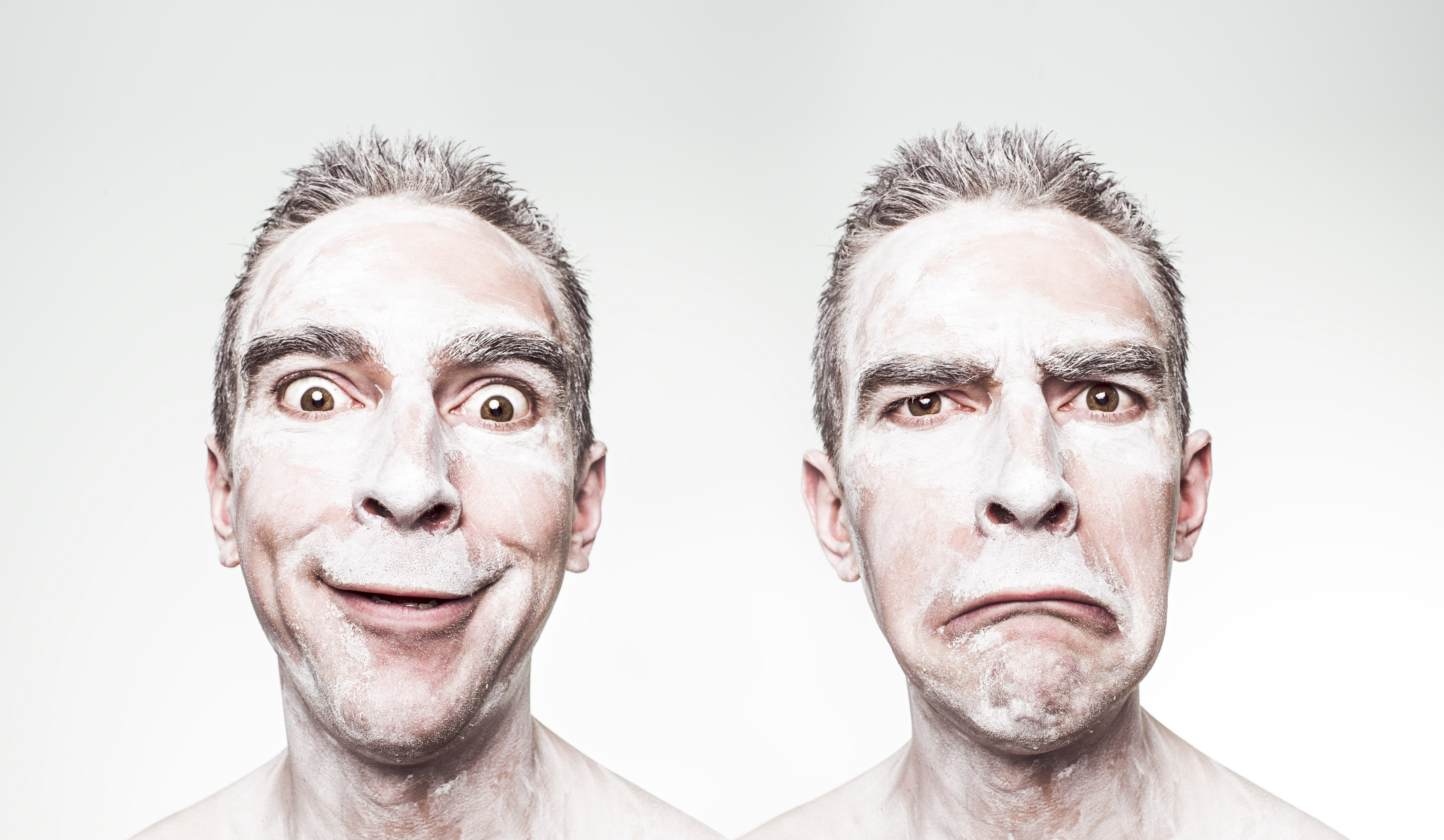 emotions man happy sad face adult male people 4k, HD Wallpaper