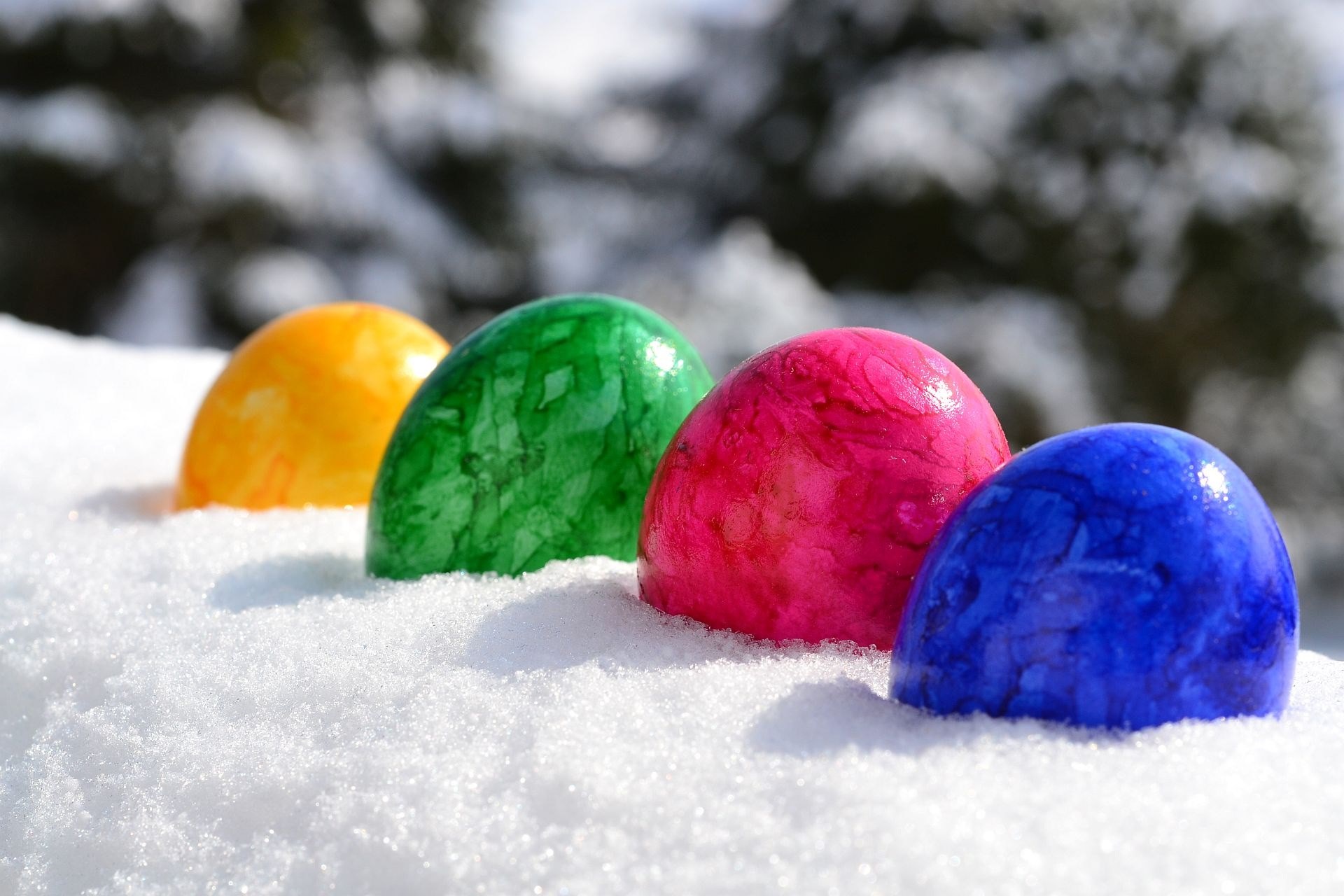 easter easter eggs colorful happy easter 4k, HD Wallpaper