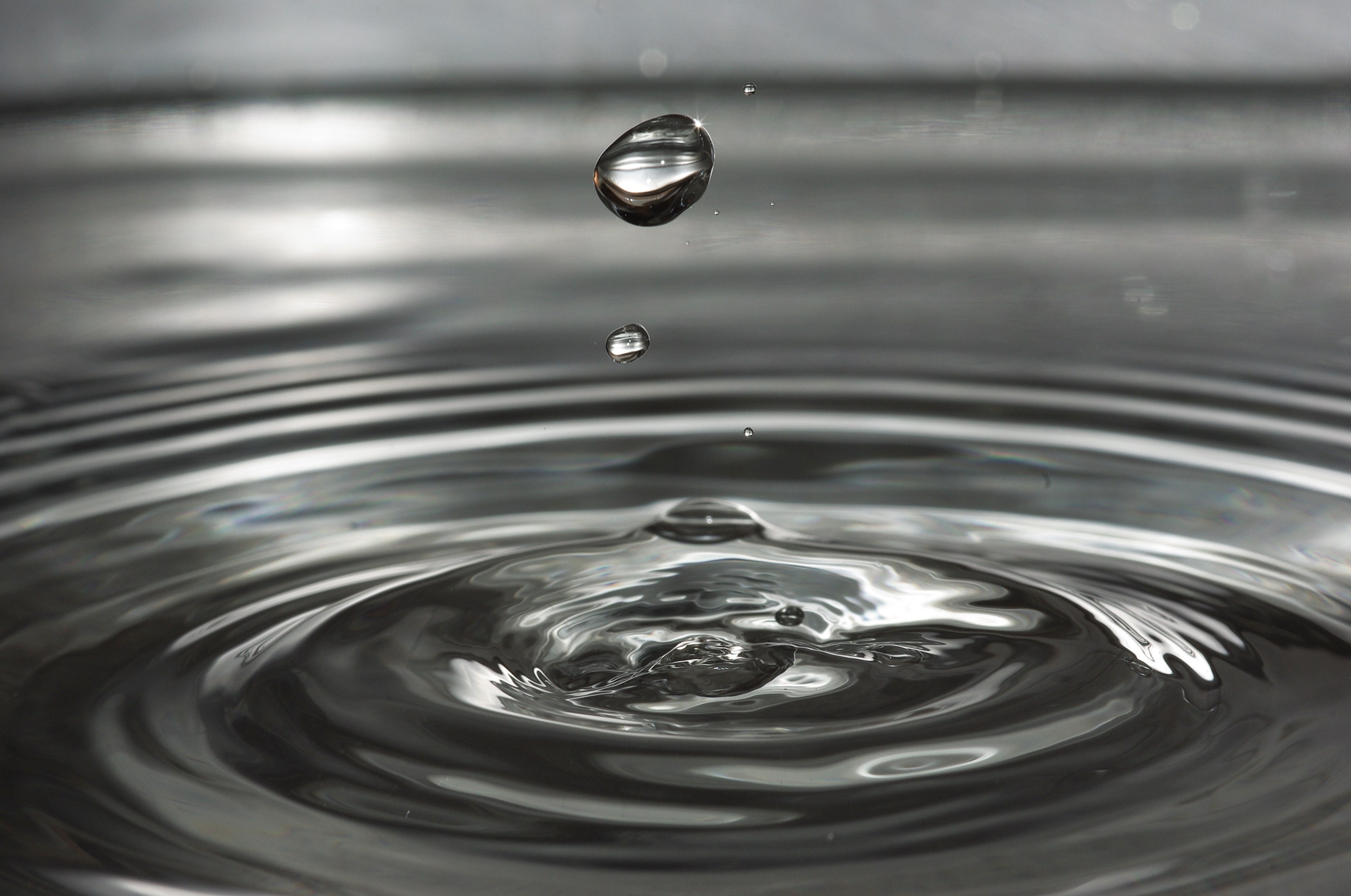 drip drop of water wave wet water 4k, HD Wallpaper