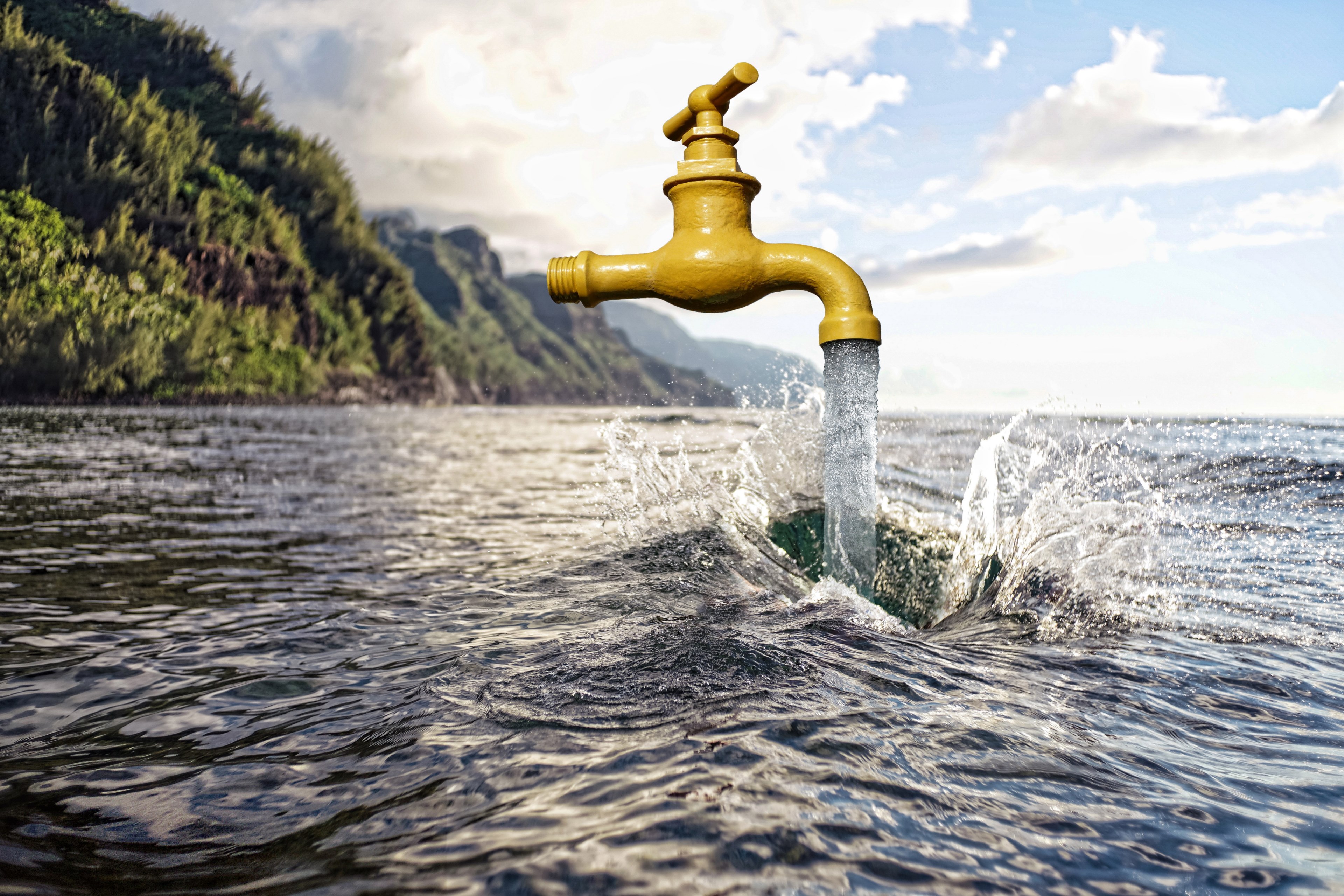drinking water mess glacier cast iron 4k, HD Wallpaper